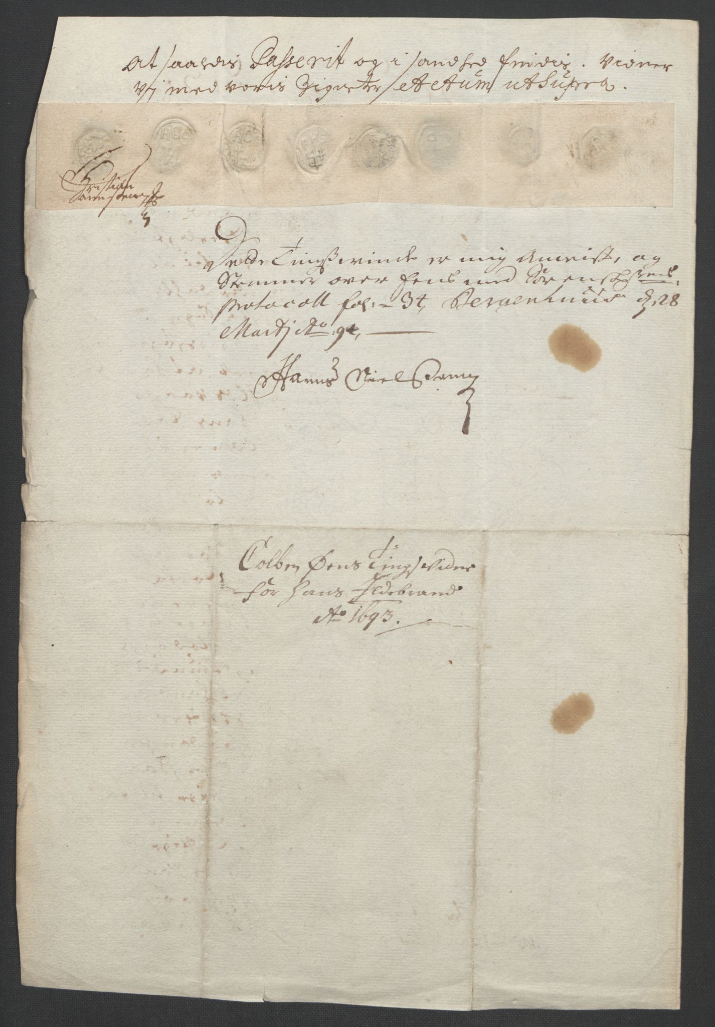 Rentekammeret inntil 1814, Reviderte regnskaper, Fogderegnskap, RA/EA-4092/R53/L3421: Fogderegnskap Sunn- og Nordfjord, 1693-1694, p. 115