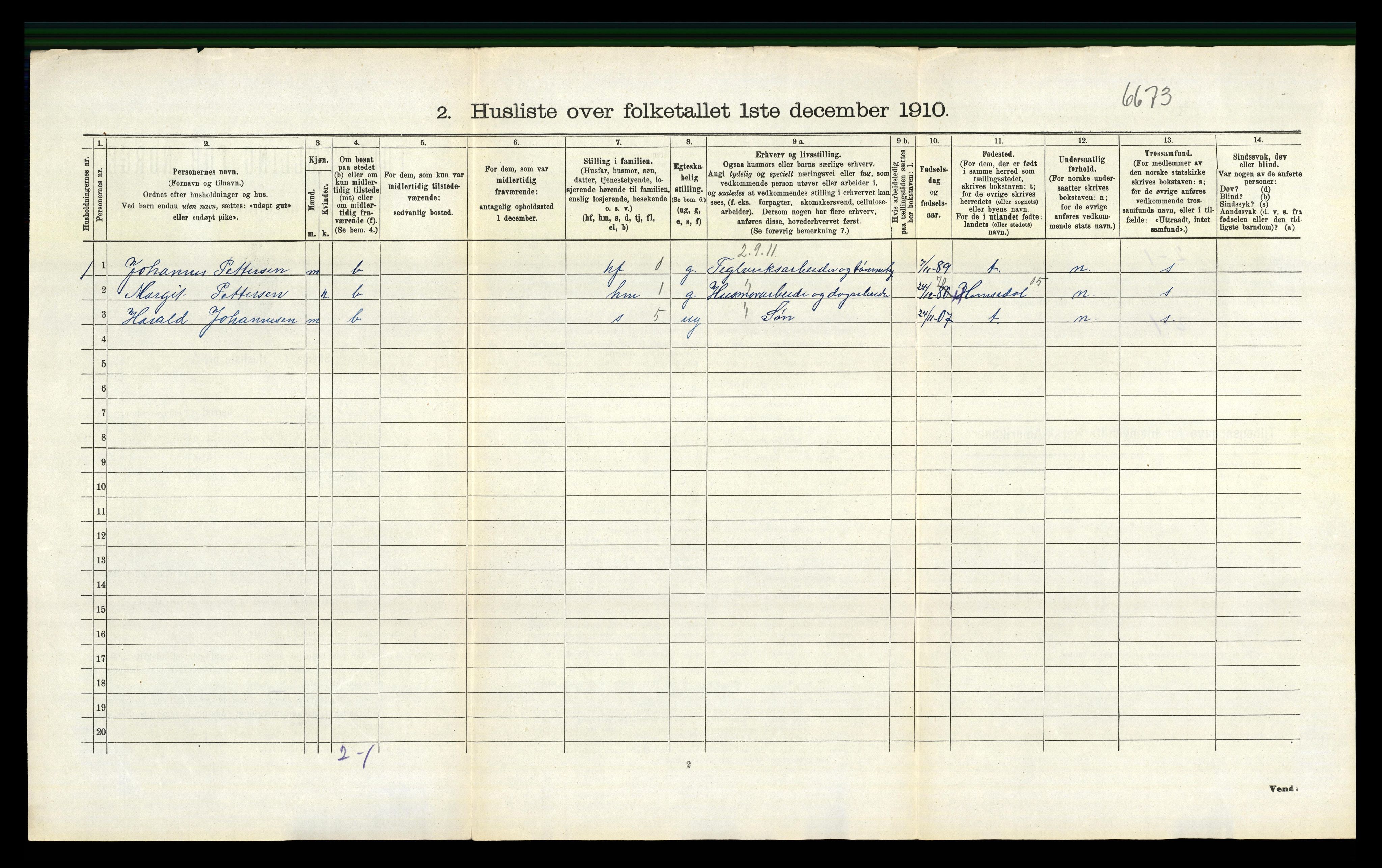 RA, 1910 census for Røyken, 1910, p. 156