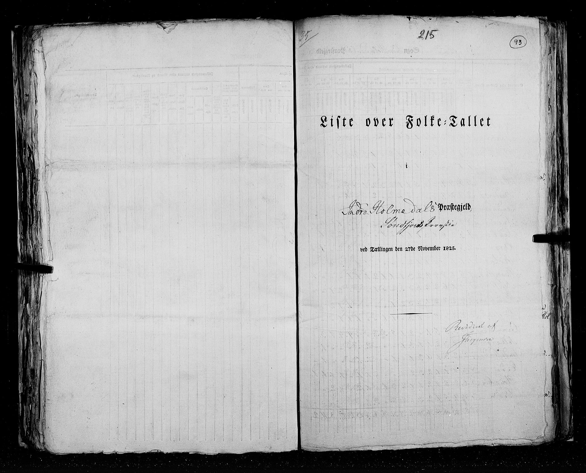 RA, Census 1825, vol. 14: Nordre Bergenhus amt, 1825, p. 93