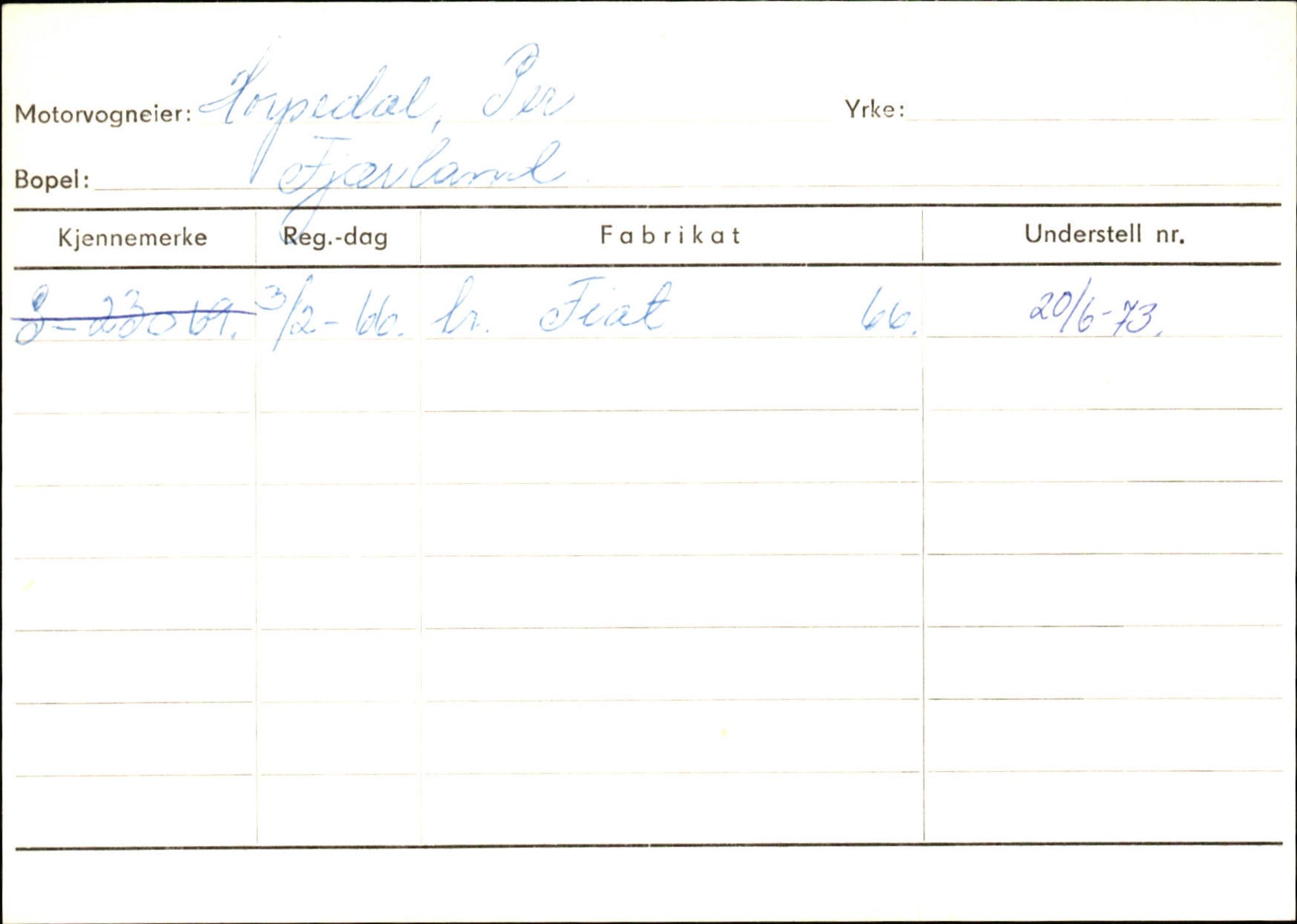 Statens vegvesen, Sogn og Fjordane vegkontor, SAB/A-5301/4/F/L0132: Eigarregister Askvoll A-Å. Balestrand A-Å, 1945-1975, p. 1863