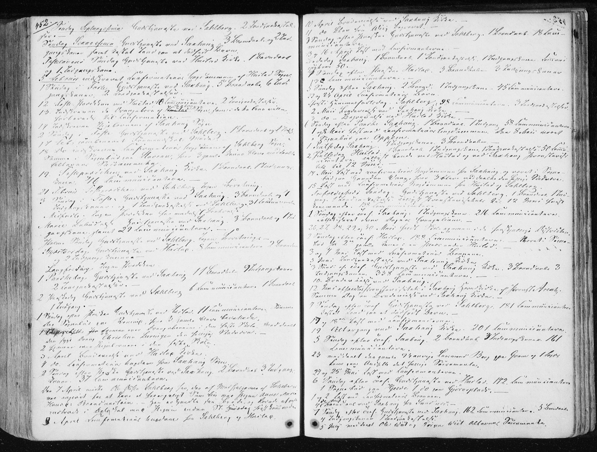 Ministerialprotokoller, klokkerbøker og fødselsregistre - Nord-Trøndelag, SAT/A-1458/730/L0280: Parish register (official) no. 730A07 /1, 1840-1854, p. 452