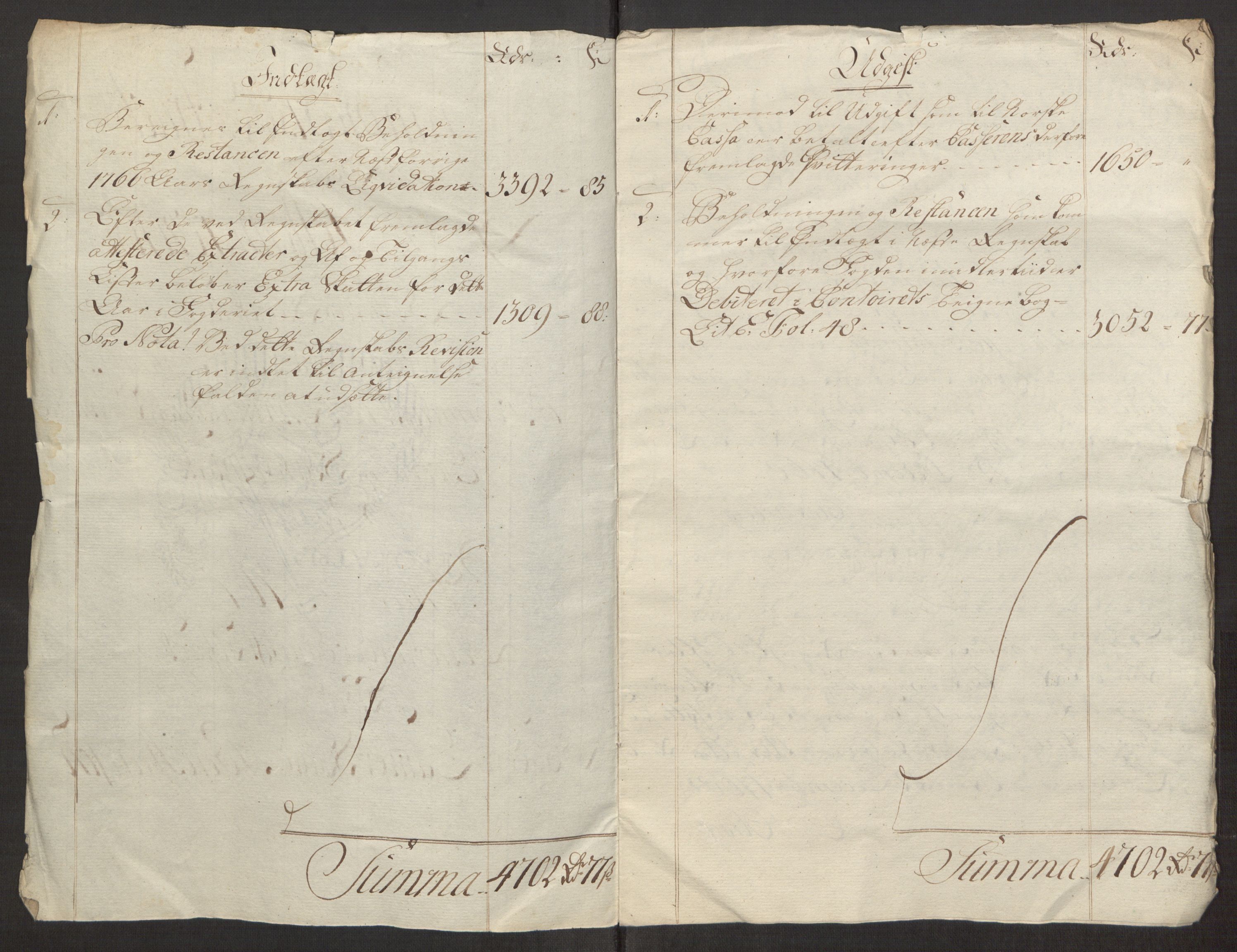 Rentekammeret inntil 1814, Reviderte regnskaper, Fogderegnskap, AV/RA-EA-4092/R38/L2293: Ekstraskatten Øvre Telemark, 1762-1770, p. 92