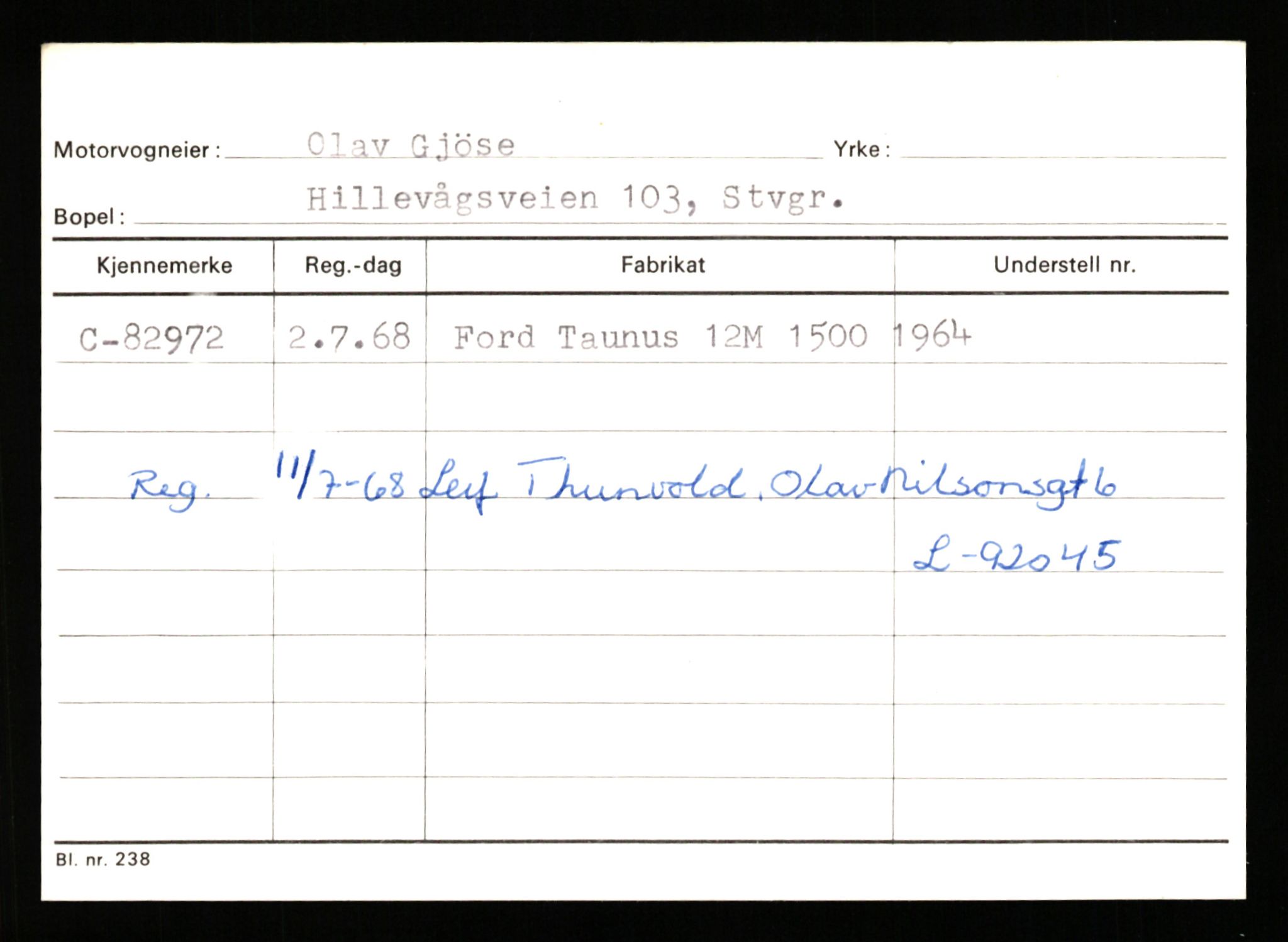 Stavanger trafikkstasjon, AV/SAST-A-101942/0/G/L0008: Registreringsnummer: 67519 - 84533, 1930-1971, p. 2900