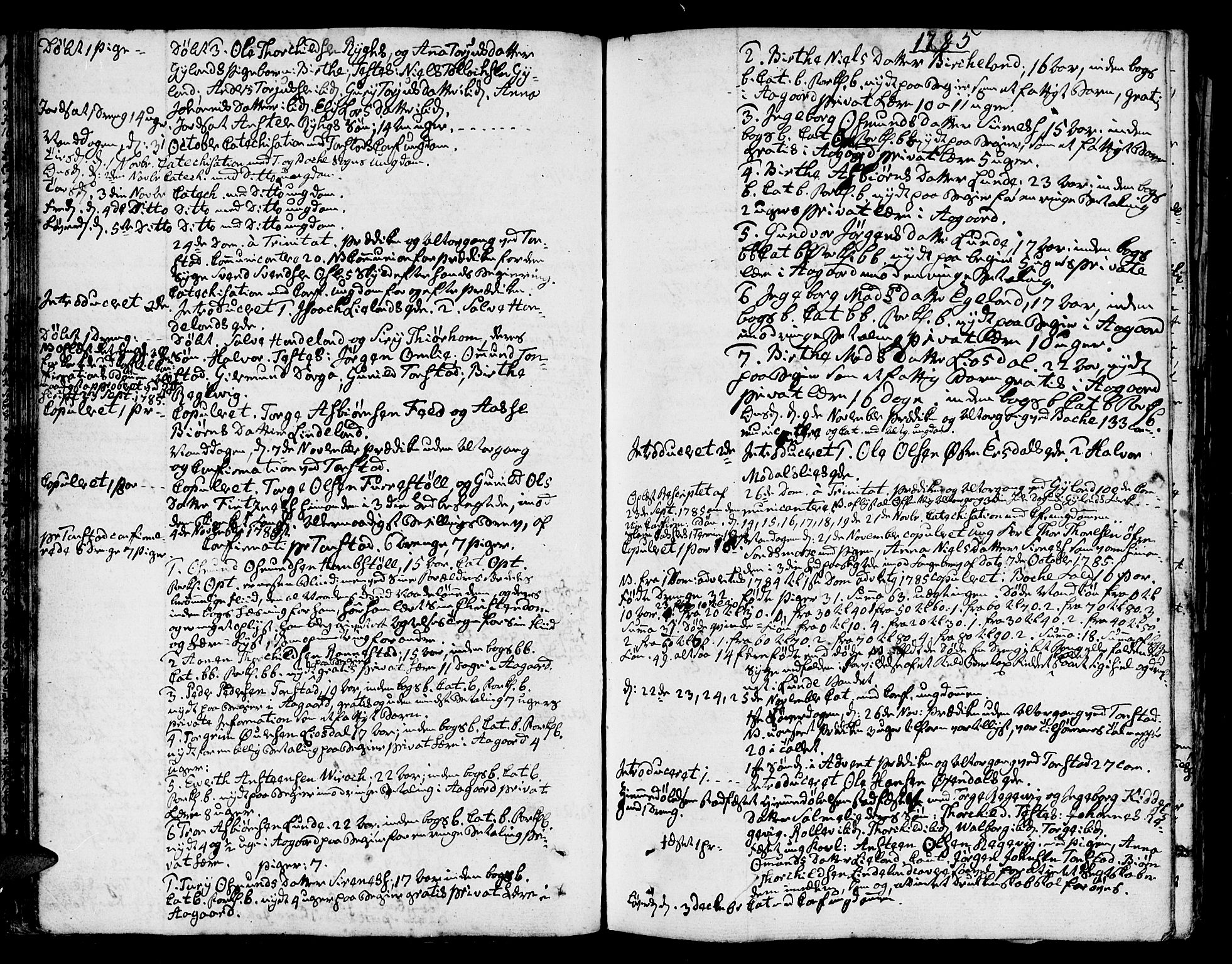 Bakke sokneprestkontor, SAK/1111-0002/F/Fa/Faa/L0002: Parish register (official) no. A 2, 1780-1816, p. 44