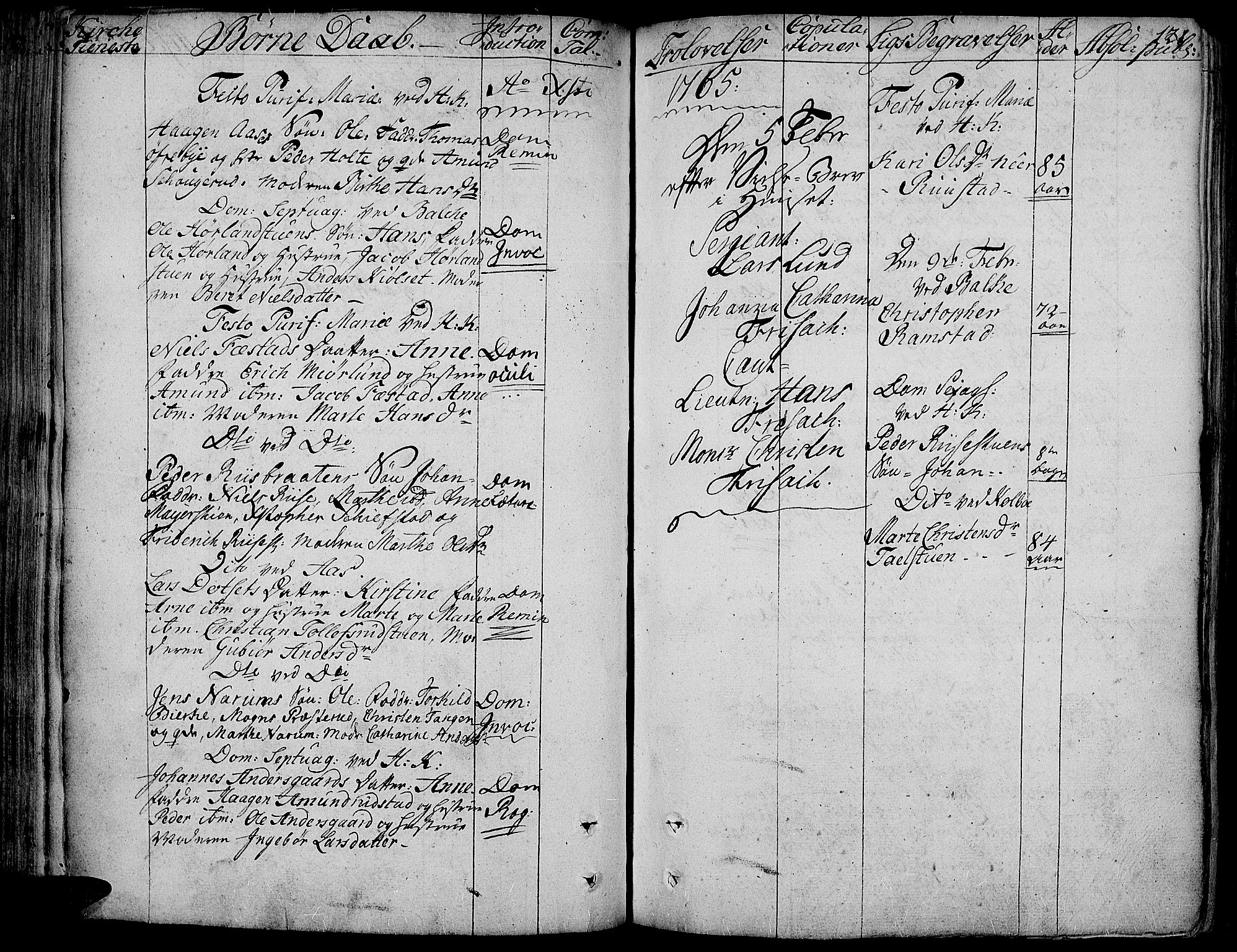 Toten prestekontor, AV/SAH-PREST-102/H/Ha/Haa/L0005: Parish register (official) no. 5, 1761-1772, p. 121