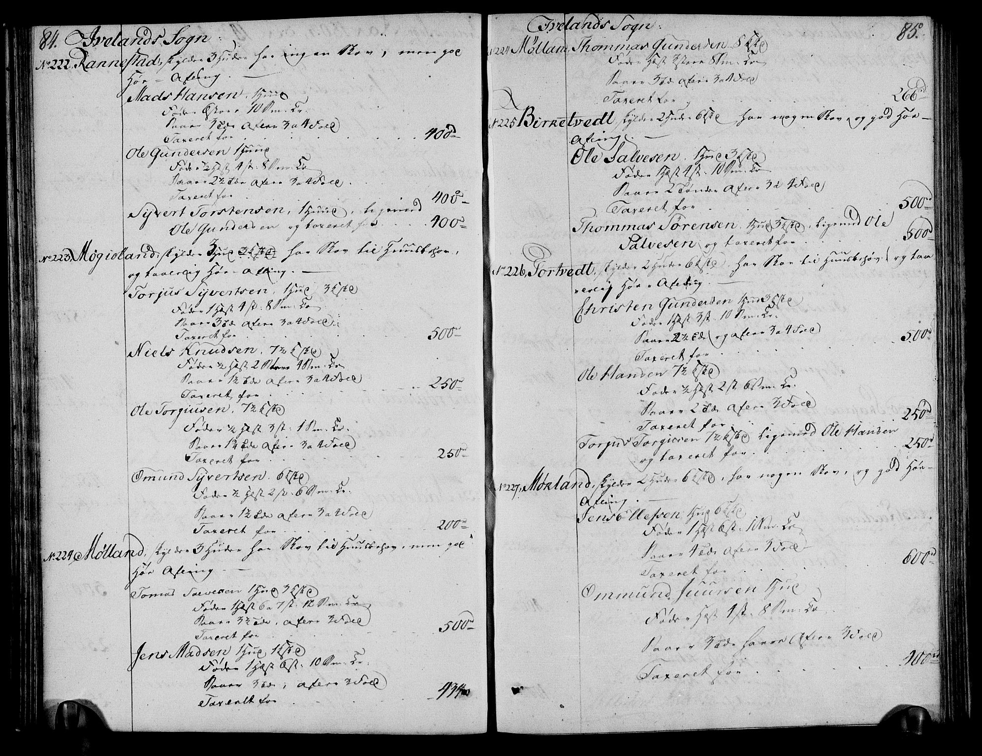 Rentekammeret inntil 1814, Realistisk ordnet avdeling, AV/RA-EA-4070/N/Ne/Nea/L0082: Råbyggelag fogderi. Deliberasjonsprotokoll for Vestre Råbyggelagets sorenskriveri, 1803, p. 45