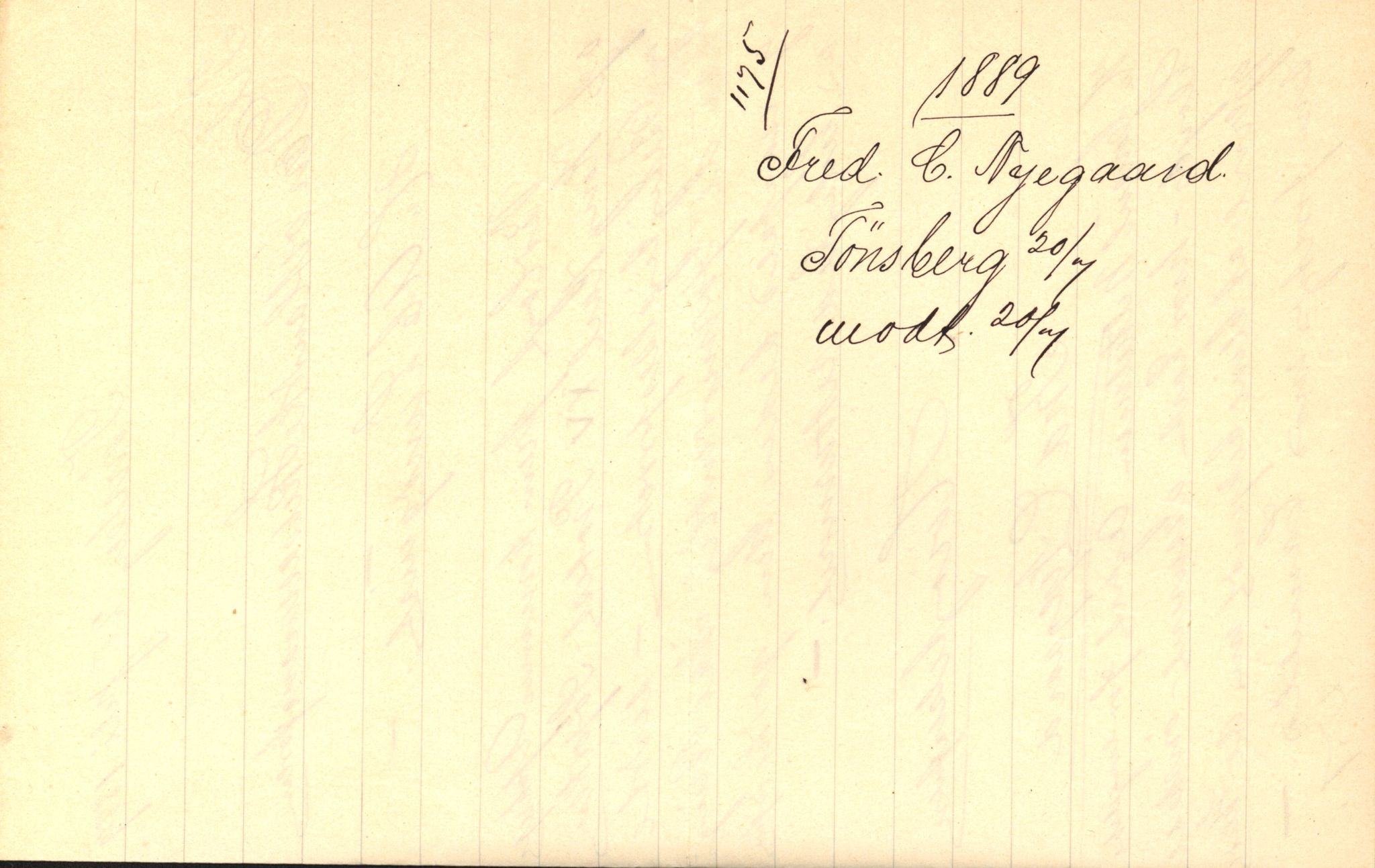 Pa 63 - Østlandske skibsassuranceforening, VEMU/A-1079/G/Ga/L0023/0012: Havaridokumenter / Columbus, Christiane Sophie, Marie, Jarlen, Kong Carl XV, 1889, p. 129