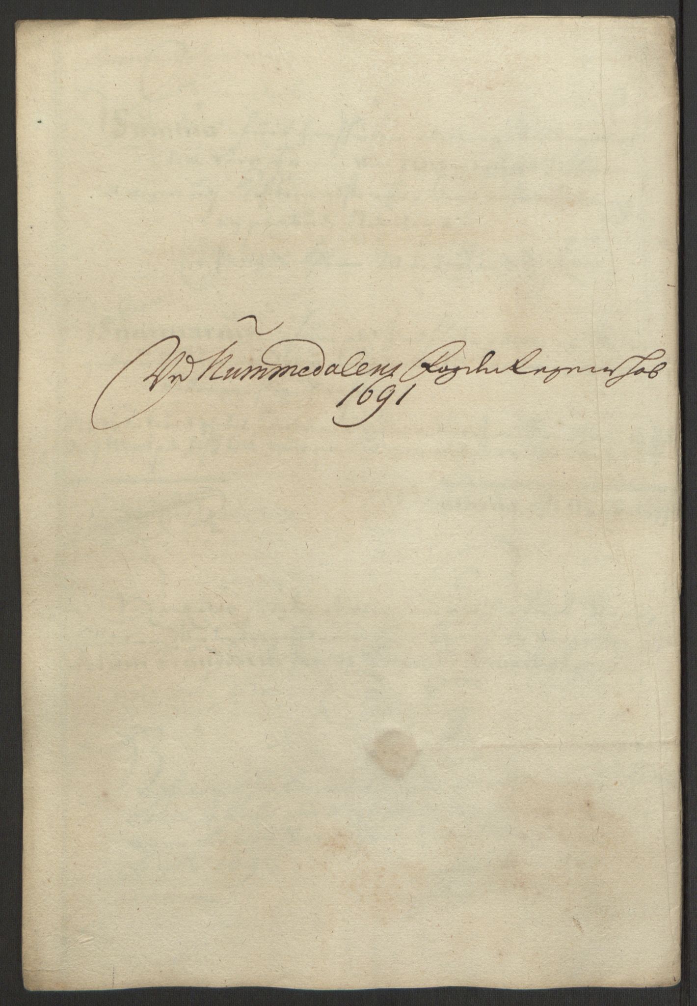 Rentekammeret inntil 1814, Reviderte regnskaper, Fogderegnskap, RA/EA-4092/R64/L4423: Fogderegnskap Namdal, 1690-1691, p. 278