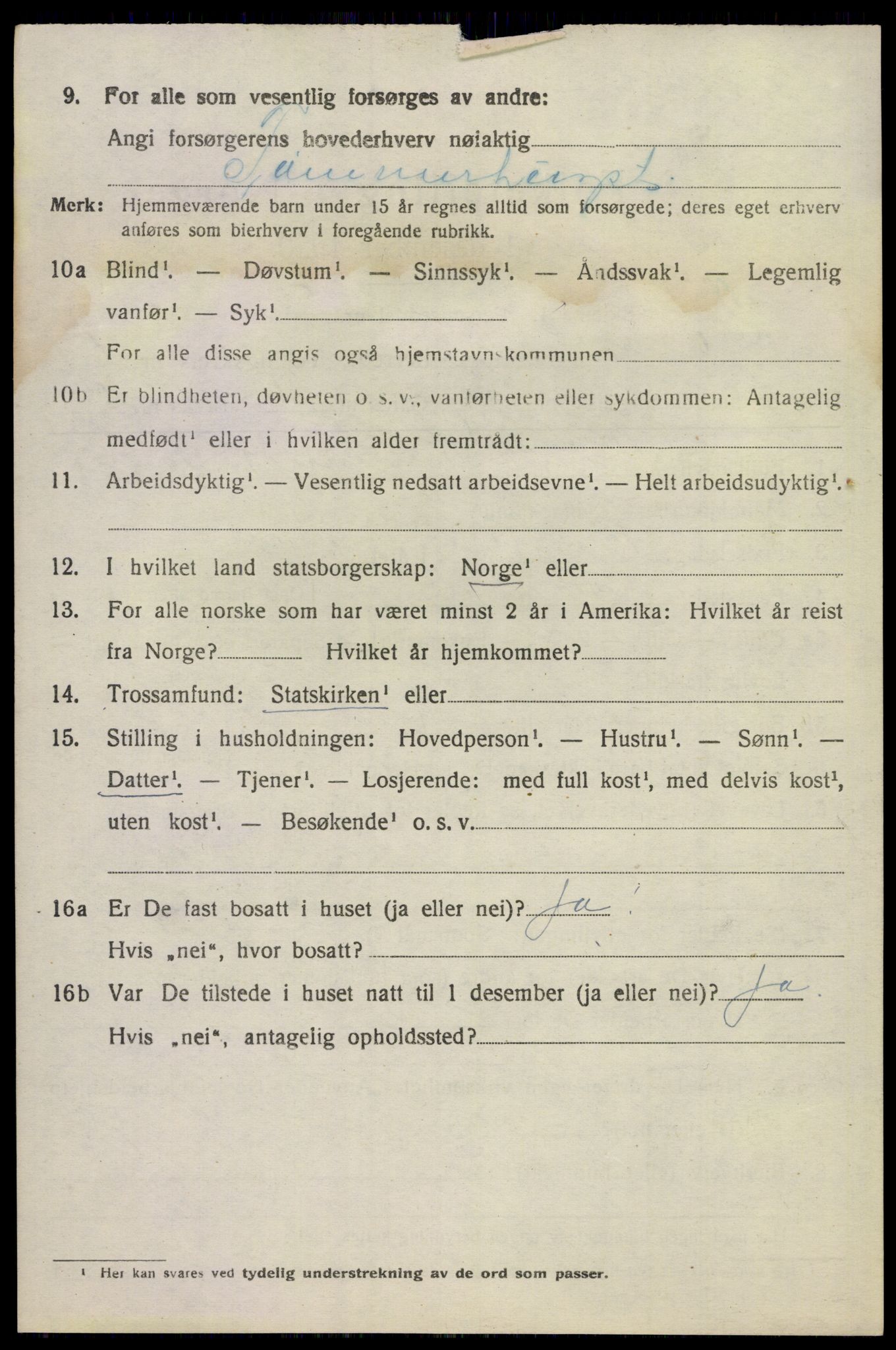 SAKO, 1920 census for Hovin, 1920, p. 1472