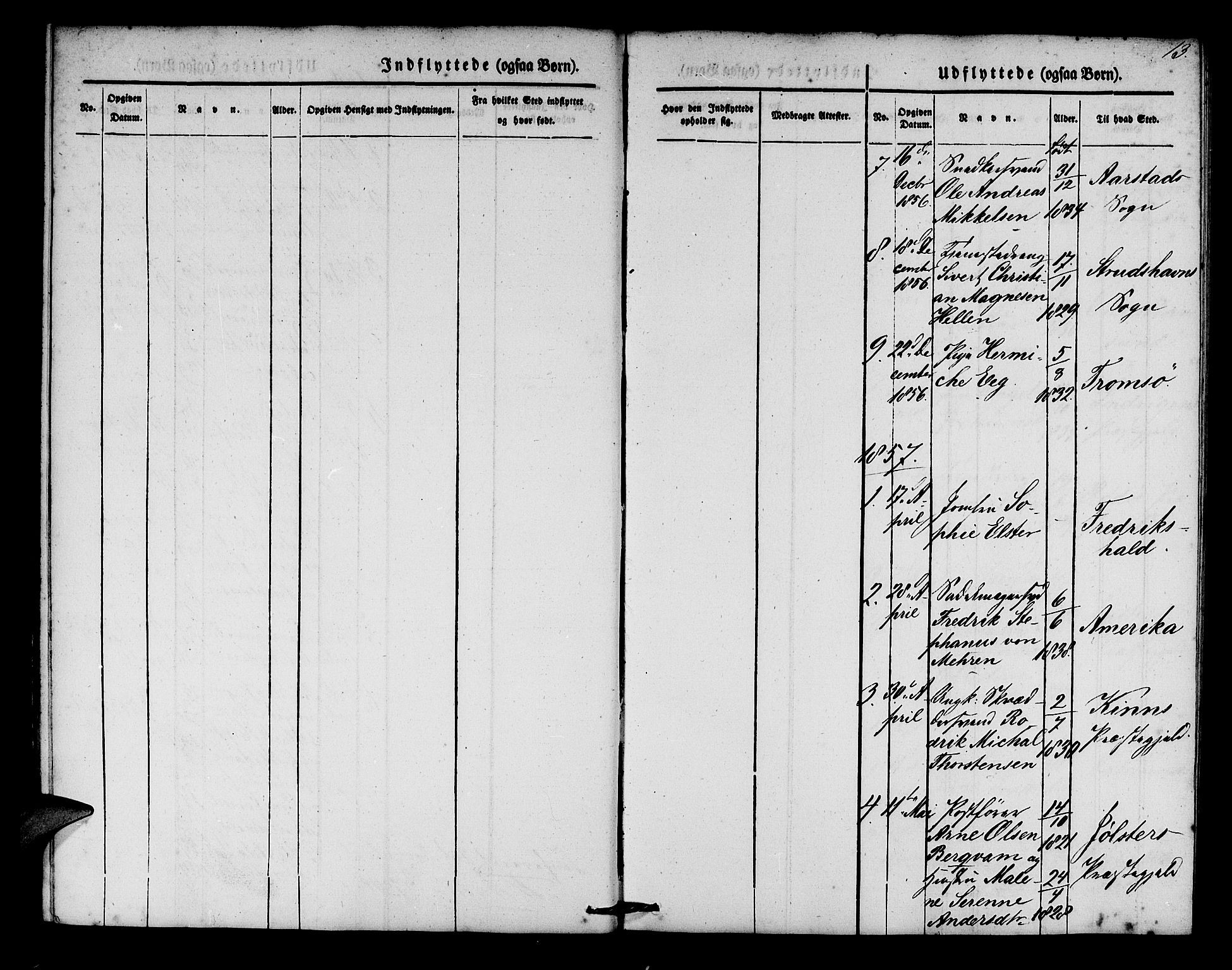 Korskirken sokneprestembete, SAB/A-76101/H/Hab: Parish register (copy) no. F 1, 1844-1858, p. 13