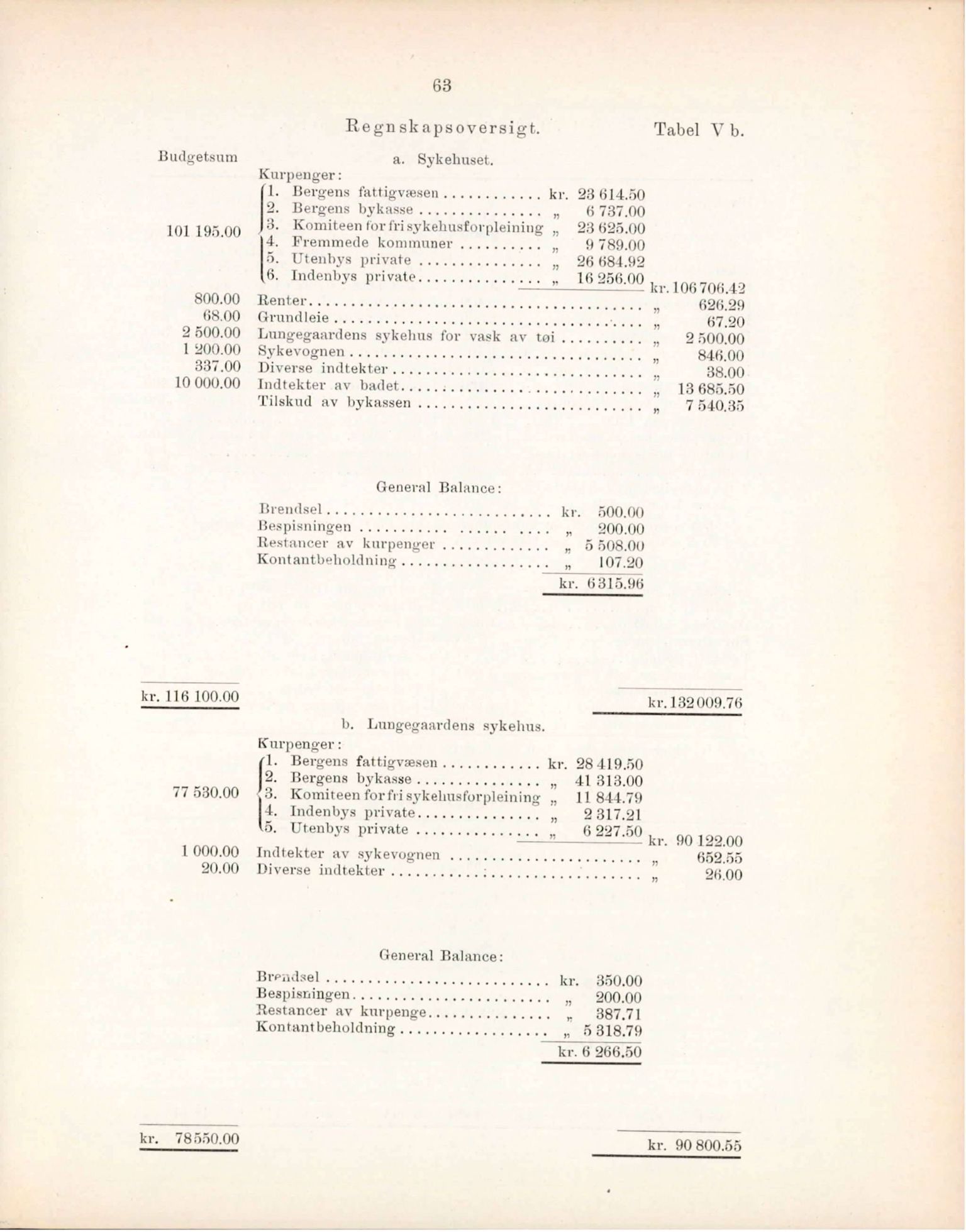 Haukeland Sykehus, Direktøren, BBA/A-2050.04/Æa/L0001: Årsberetninger 1906-1914, 1906-1914, p. 81