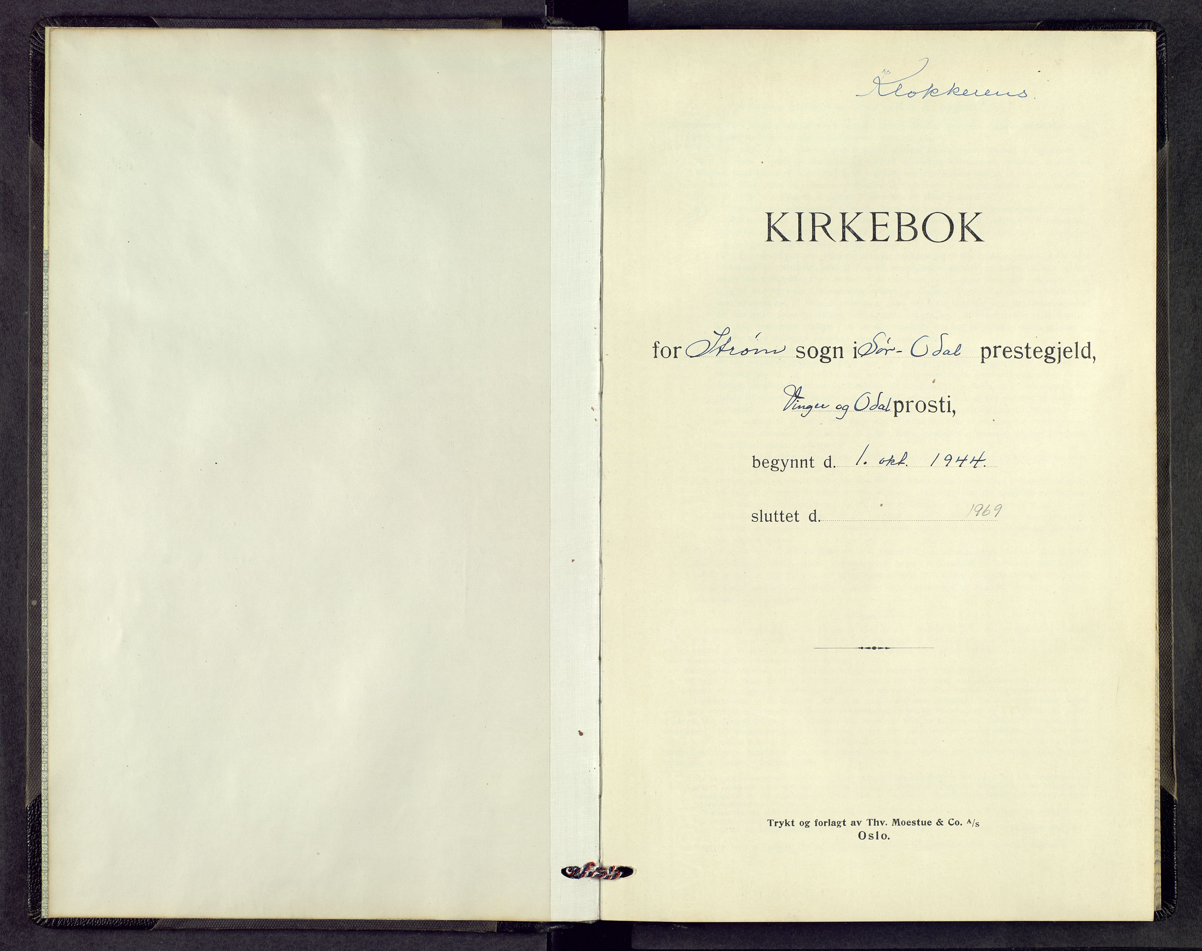 Sør-Odal prestekontor, SAH/PREST-030/H/Ha/Hab/L0014: Parish register (copy) no. 14, 1944-1969