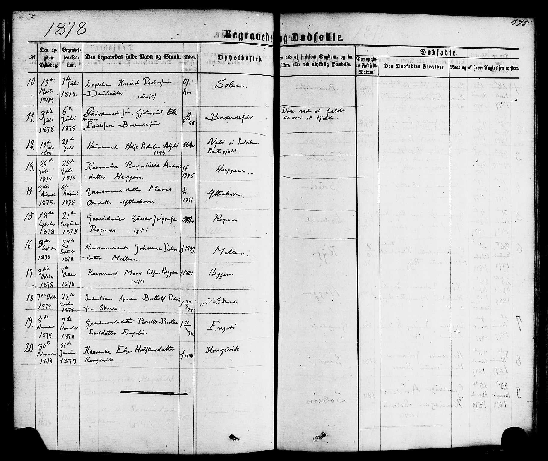 Hornindal sokneprestembete, AV/SAB-A-82401/H/Haa/Haaa/L0002: Parish register (official) no. A 2, 1867-1884, p. 375