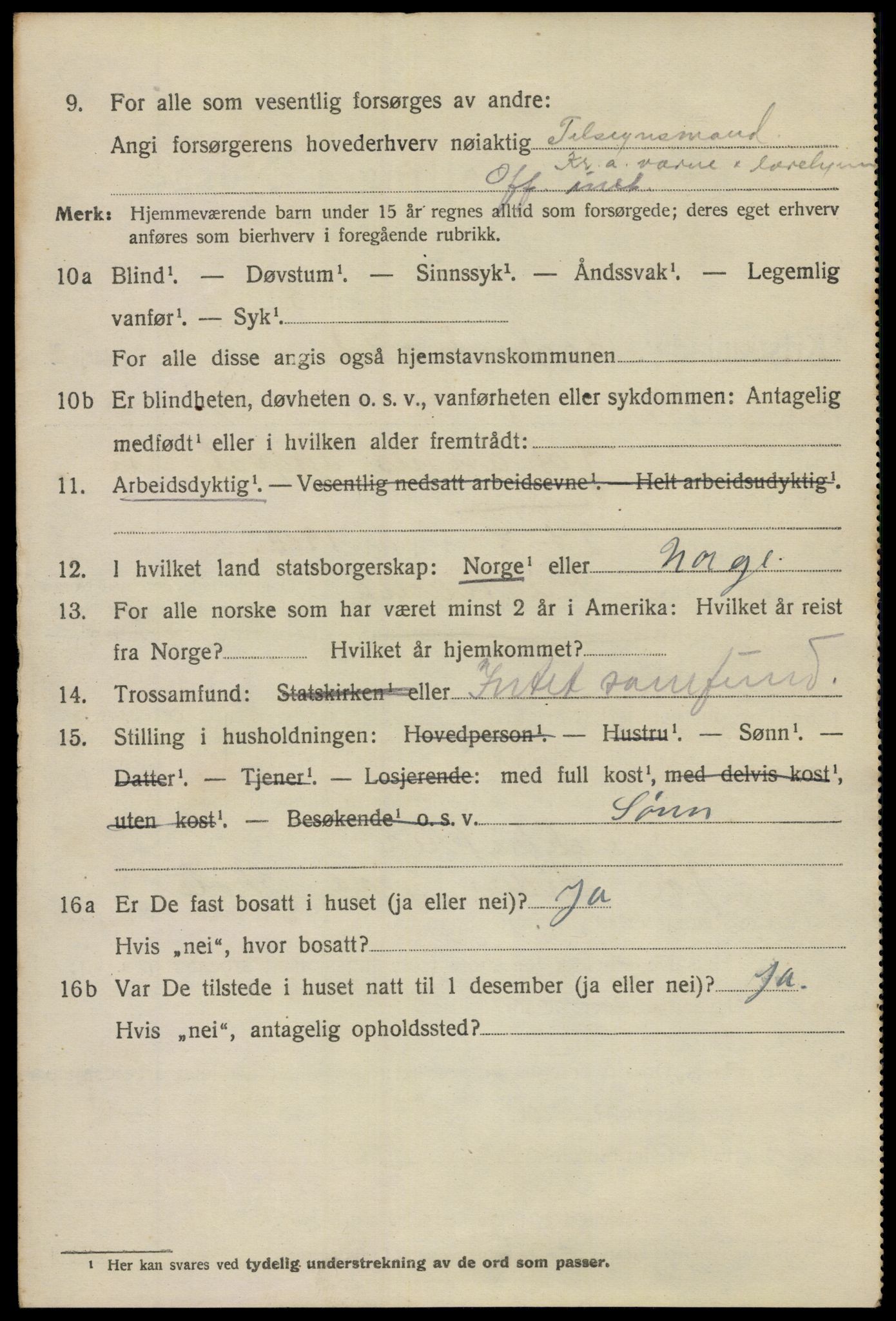 SAO, 1920 census for Kristiania, 1920, p. 147218