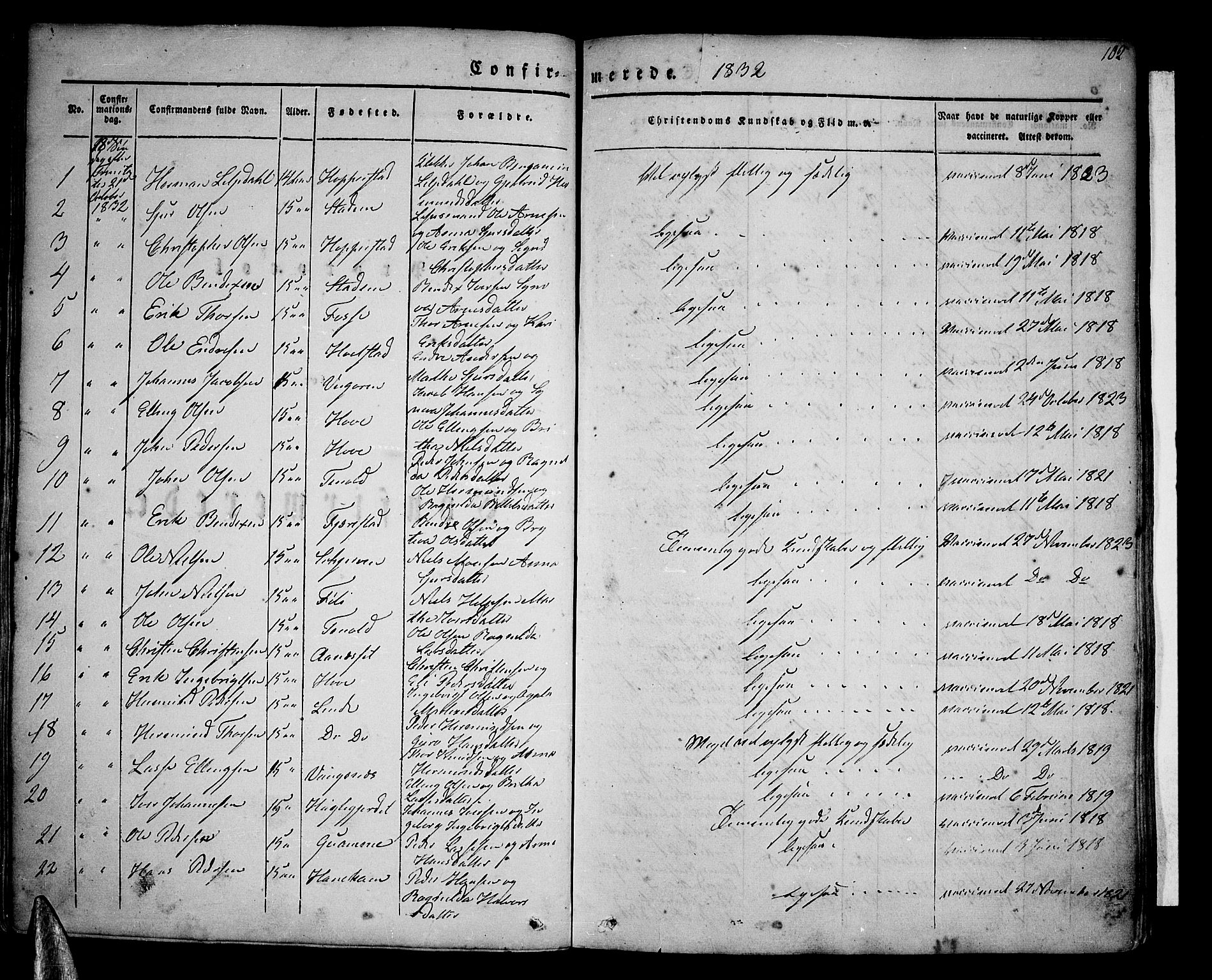 Vik sokneprestembete, AV/SAB-A-81501/H/Haa/Haaa/L0007: Parish register (official) no. A 7, 1831-1845, p. 102