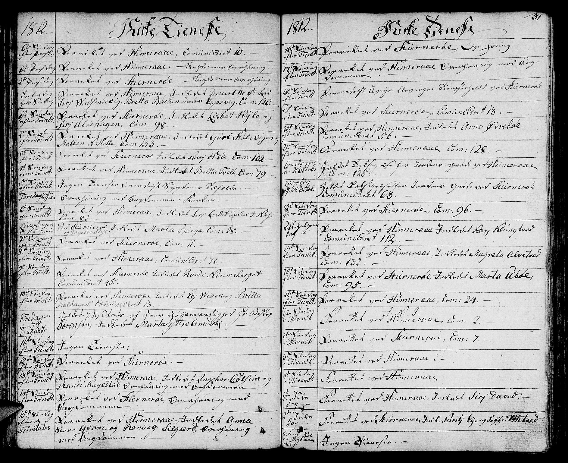 Nedstrand sokneprestkontor, AV/SAST-A-101841/01/IV: Parish register (official) no. A 5, 1795-1816, p. 31