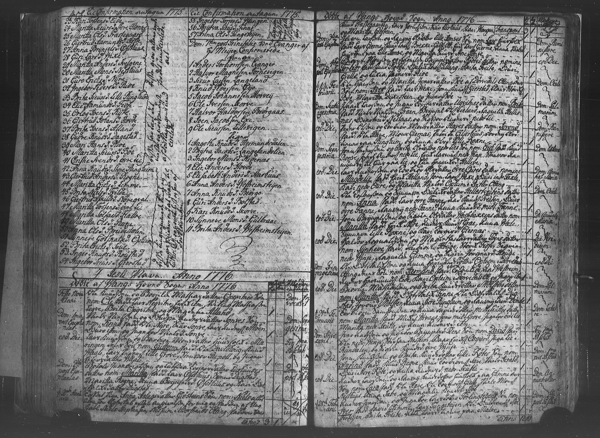 Voss sokneprestembete, SAB/A-79001/H/Haa: Parish register (official) no. A 8, 1752-1780, p. 458-459