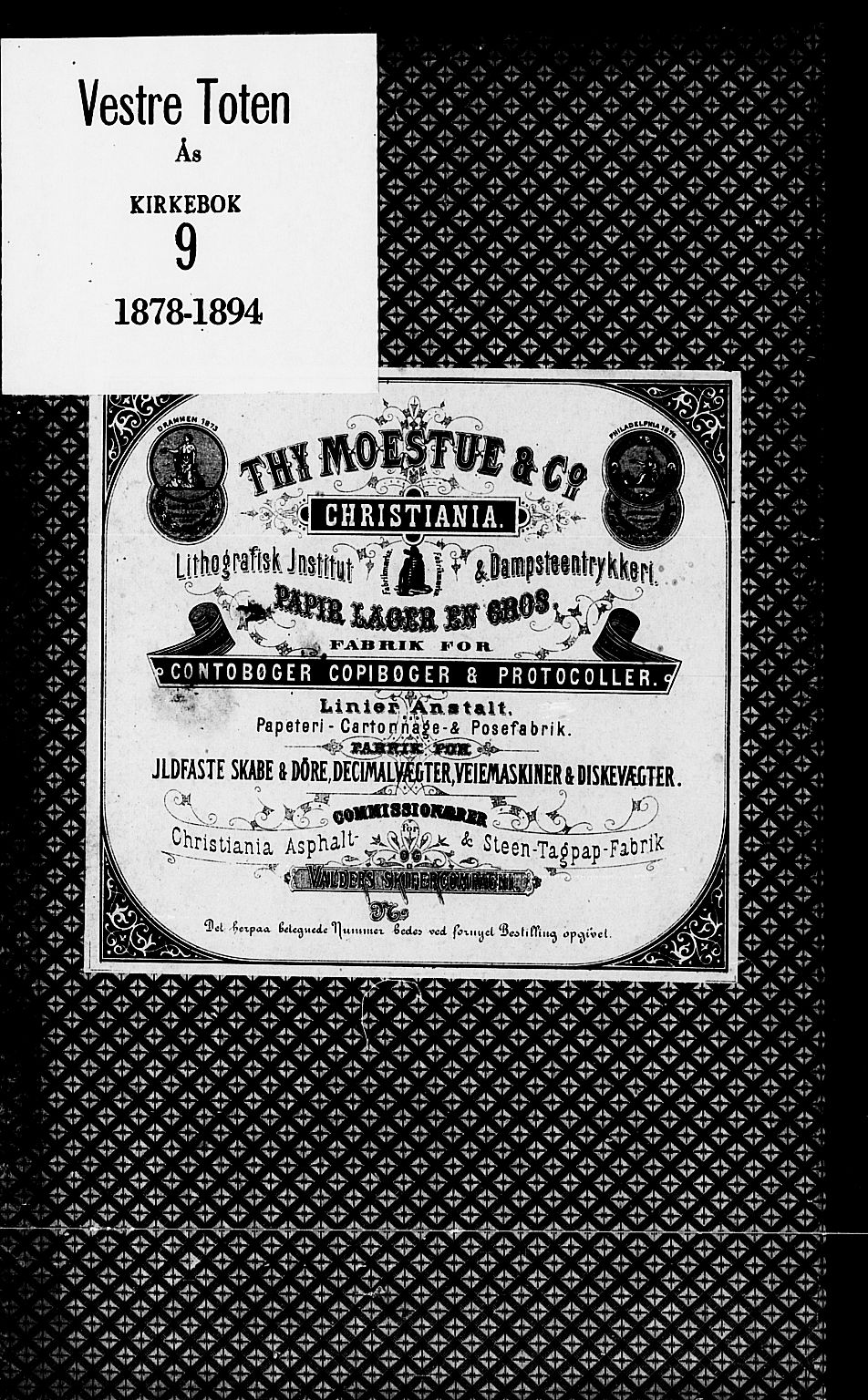 Vestre Toten prestekontor, SAH/PREST-108/H/Ha/Haa/L0009: Parish register (official) no. 9, 1878-1894