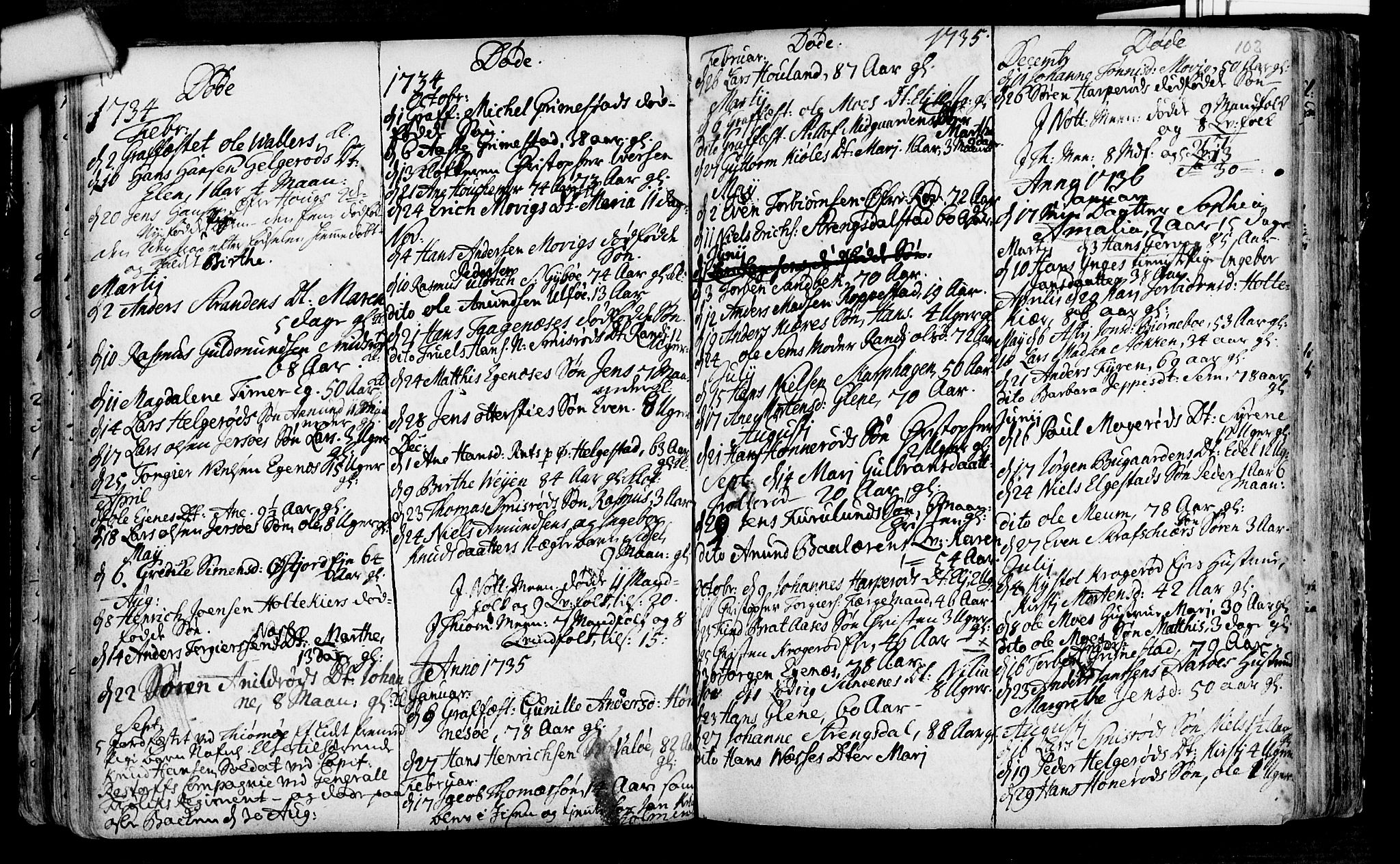 Nøtterøy kirkebøker, AV/SAKO-A-354/F/Fa/L0001: Parish register (official) no. I 1, 1686-1738, p. 101-102