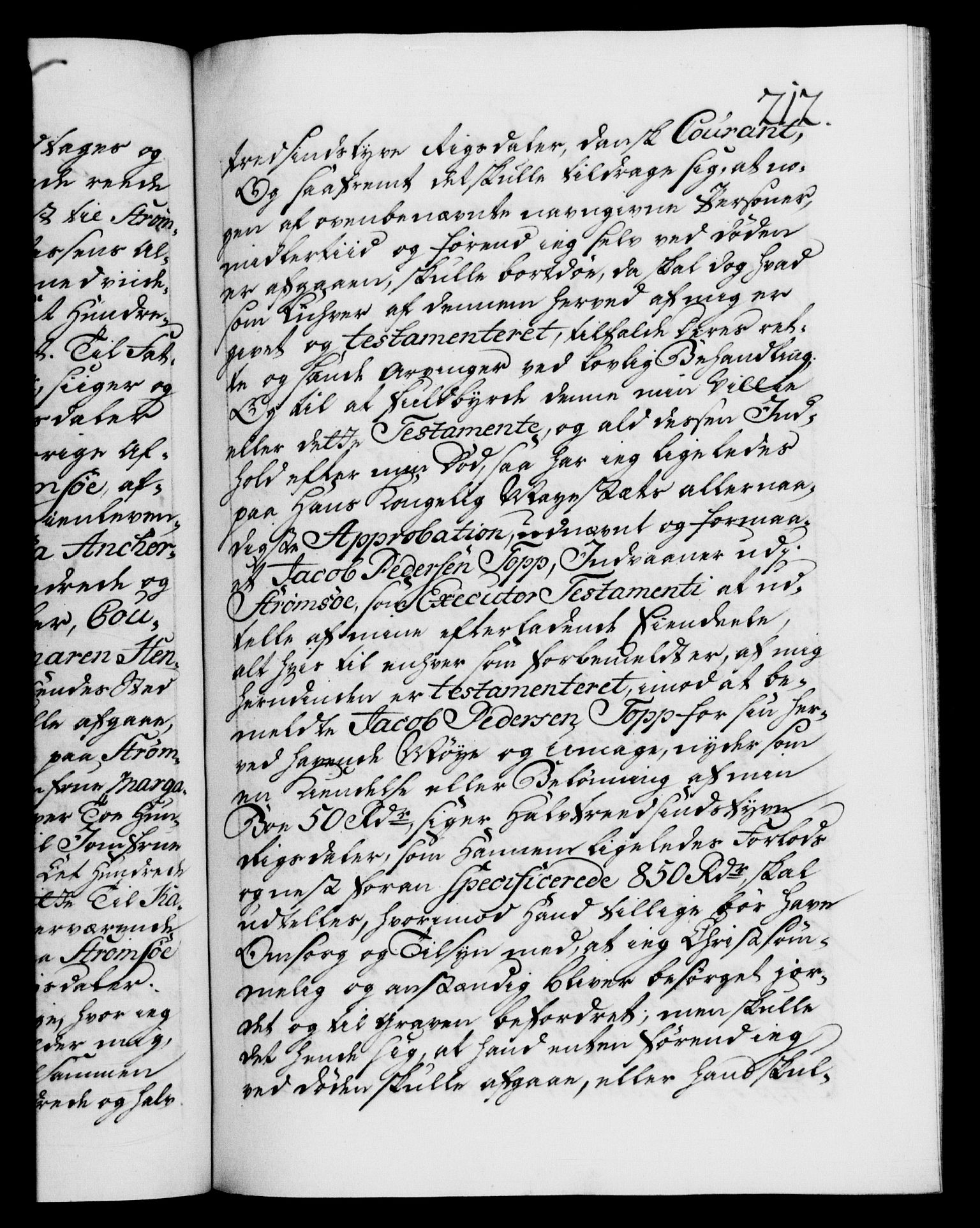Danske Kanselli 1572-1799, AV/RA-EA-3023/F/Fc/Fca/Fcaa/L0045: Norske registre "Norske eller 3. dept.s åpne brev, 1771-1773, p. 212a