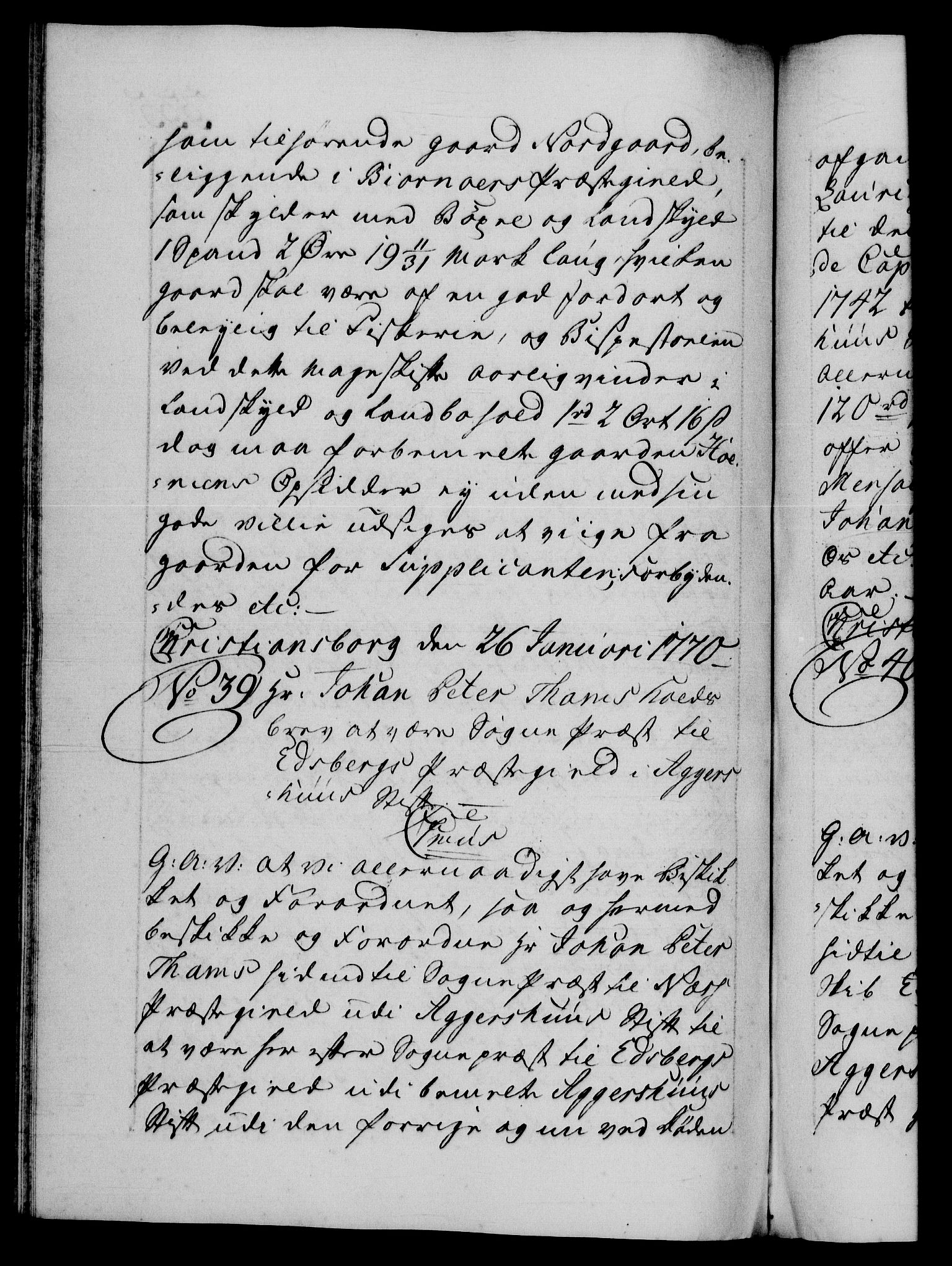 Danske Kanselli 1572-1799, AV/RA-EA-3023/F/Fc/Fca/Fcaa/L0044: Norske registre, 1769-1771, p. 335b