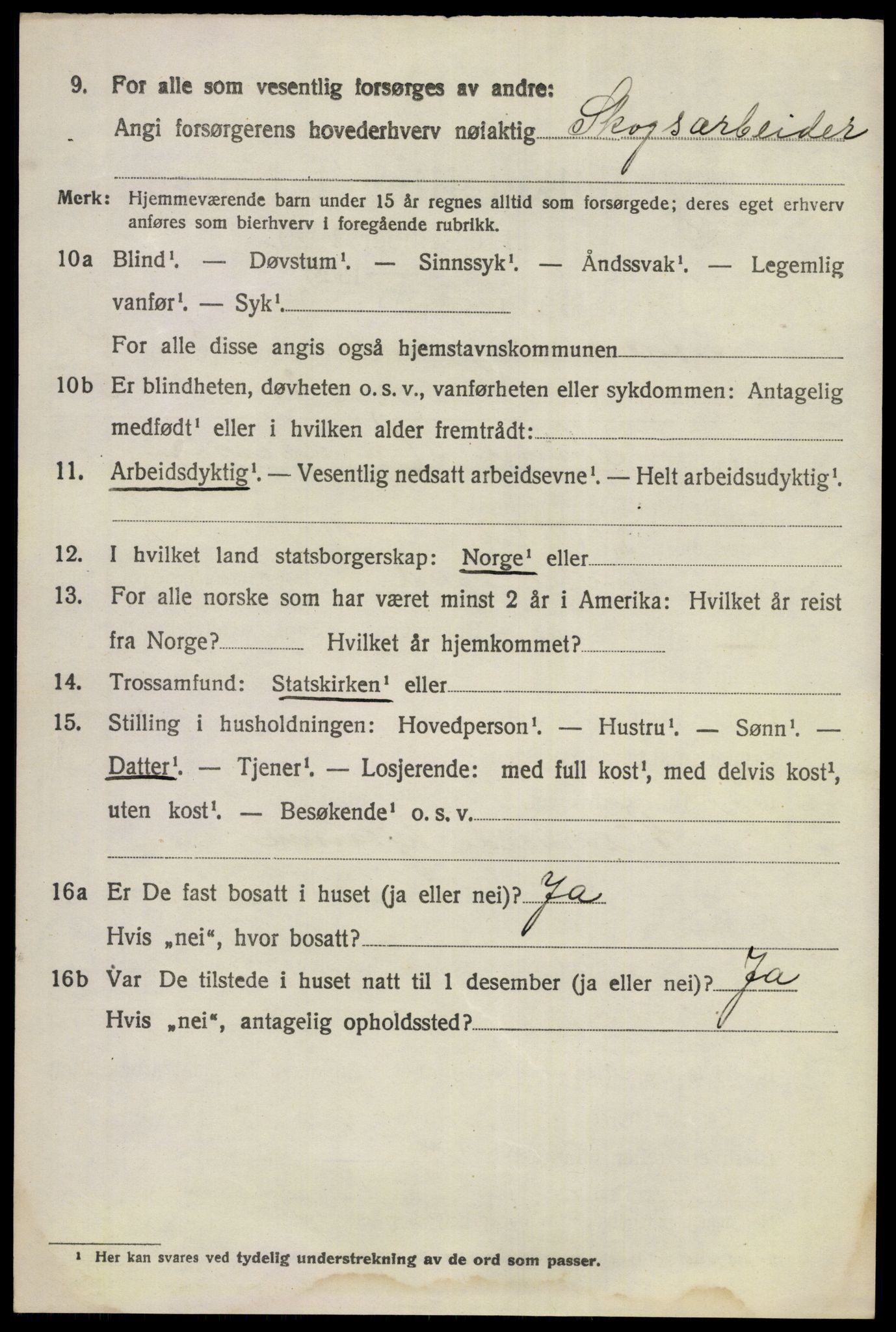 SAKO, 1920 census for Ådal, 1920, p. 6523