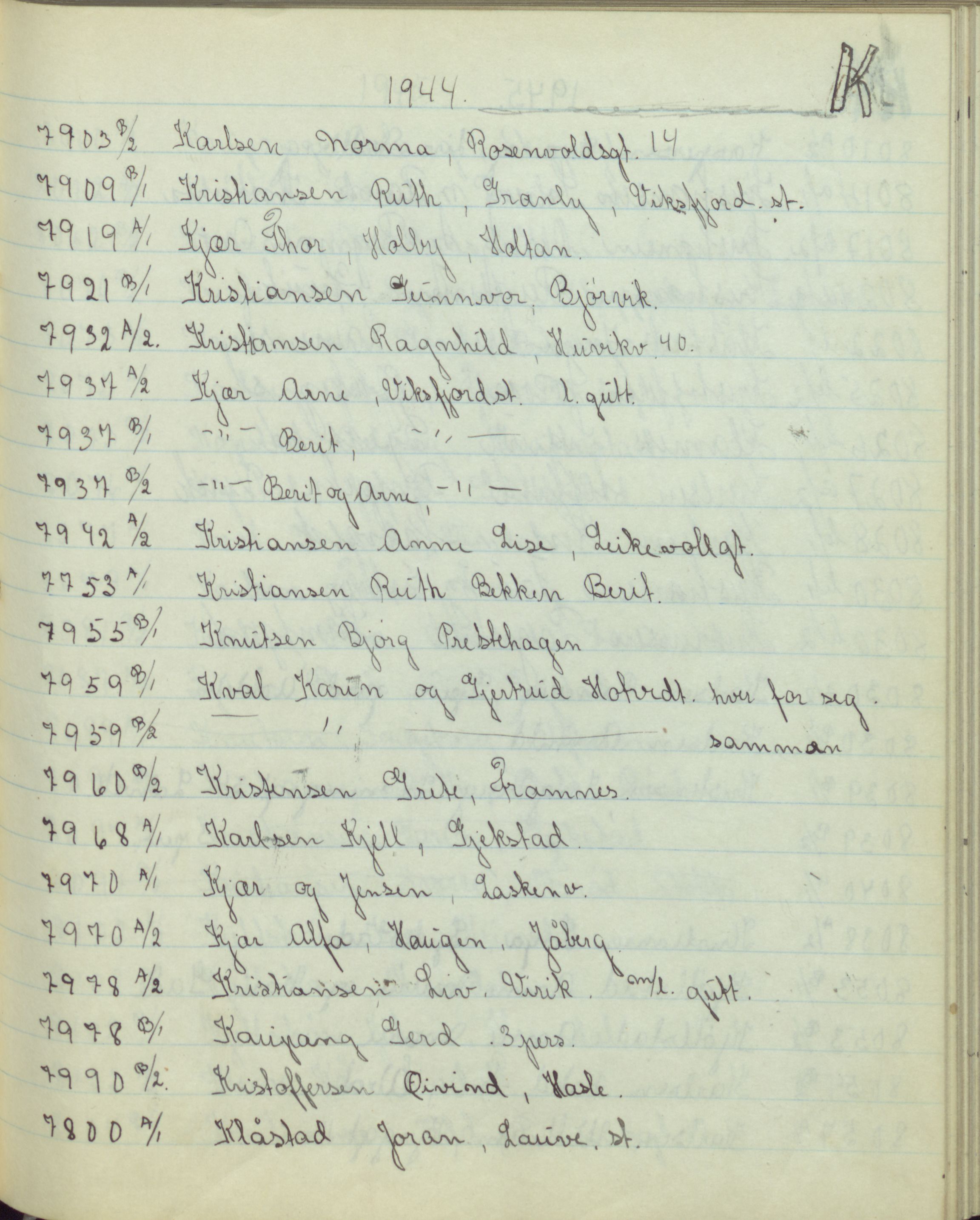 Pa 1494 - Jørgensen, Antonius. Fotograf, VEMU/A-2760/F/Fb, 1927-1984, p. 4565