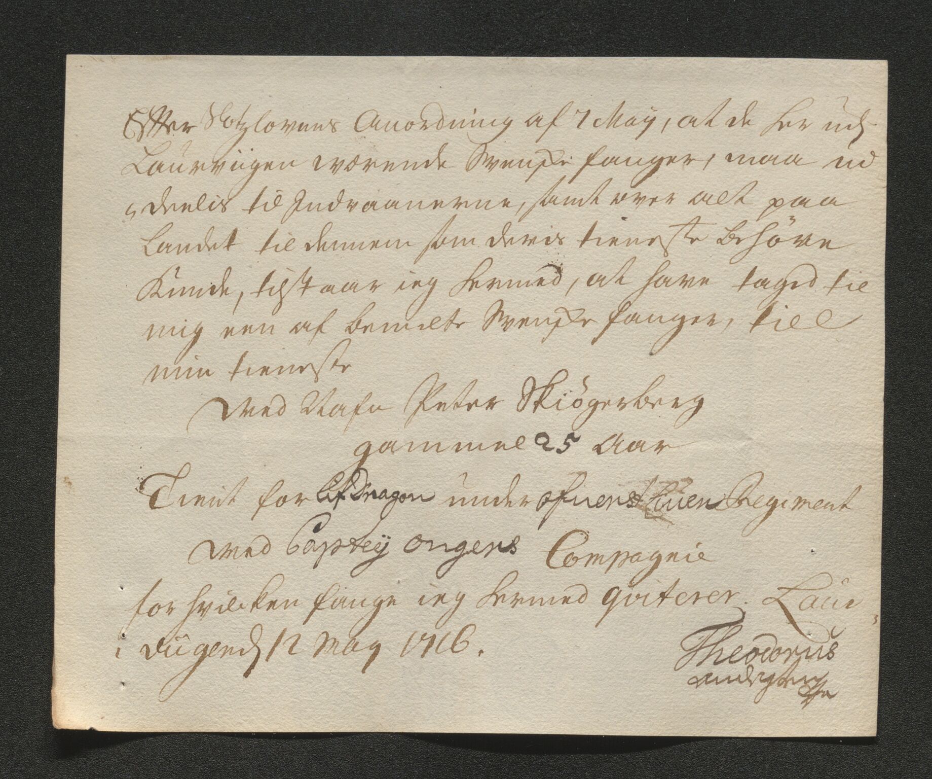 Larvik grevskap, AV/SAKO-A-1056/F/Ff/Ffb/L0018/0001: Brev / Spesielle saker, 1716-1748, p. 140