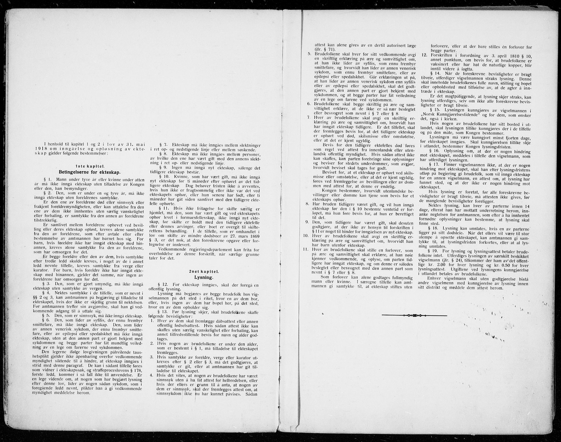 Nedre Eiker kirkebøker, AV/SAKO-A-612/H/Ha/L0001: Banns register no. 1, 1919-1937