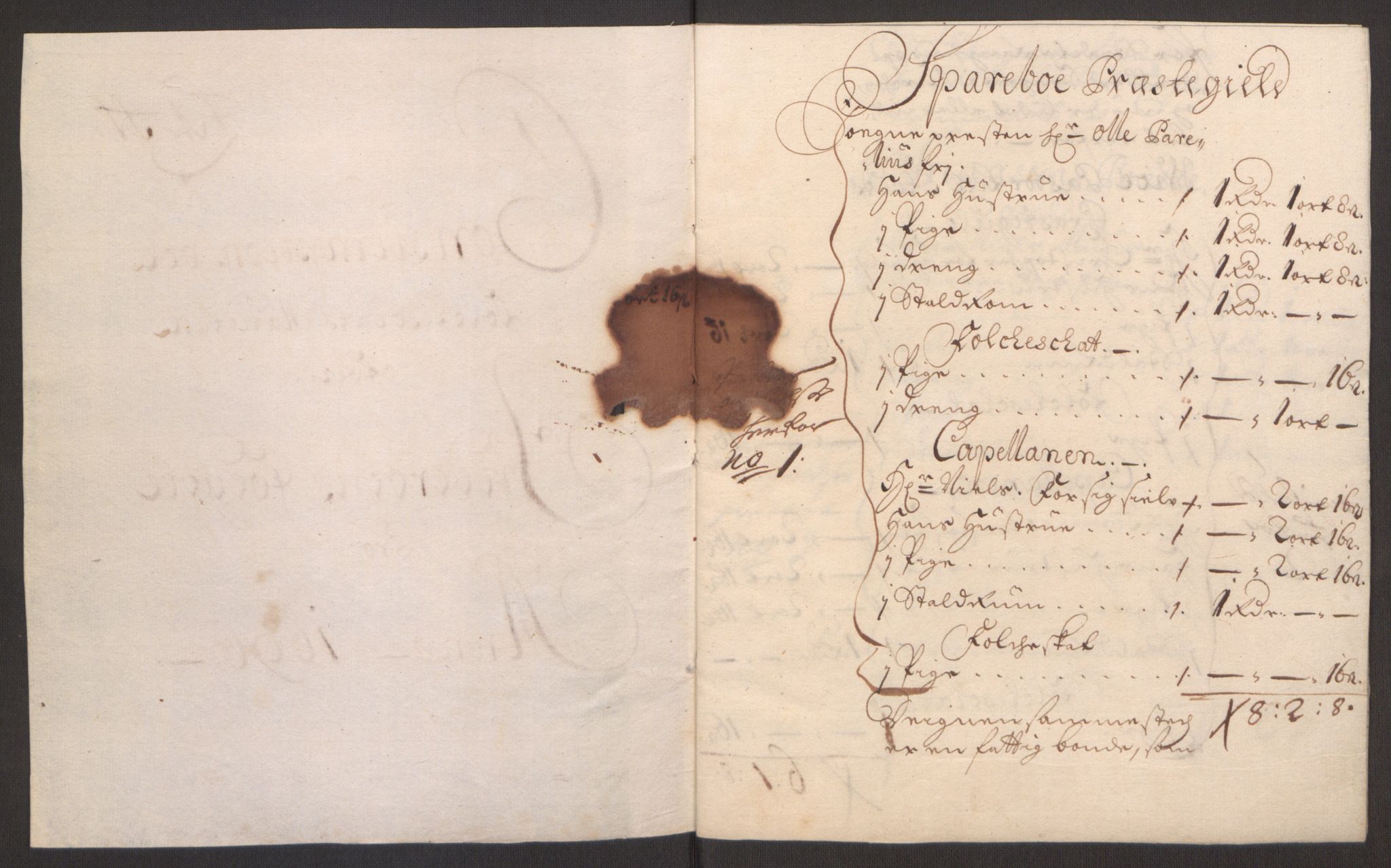 Rentekammeret inntil 1814, Reviderte regnskaper, Fogderegnskap, RA/EA-4092/R63/L4309: Fogderegnskap Inderøy, 1695-1697, p. 282