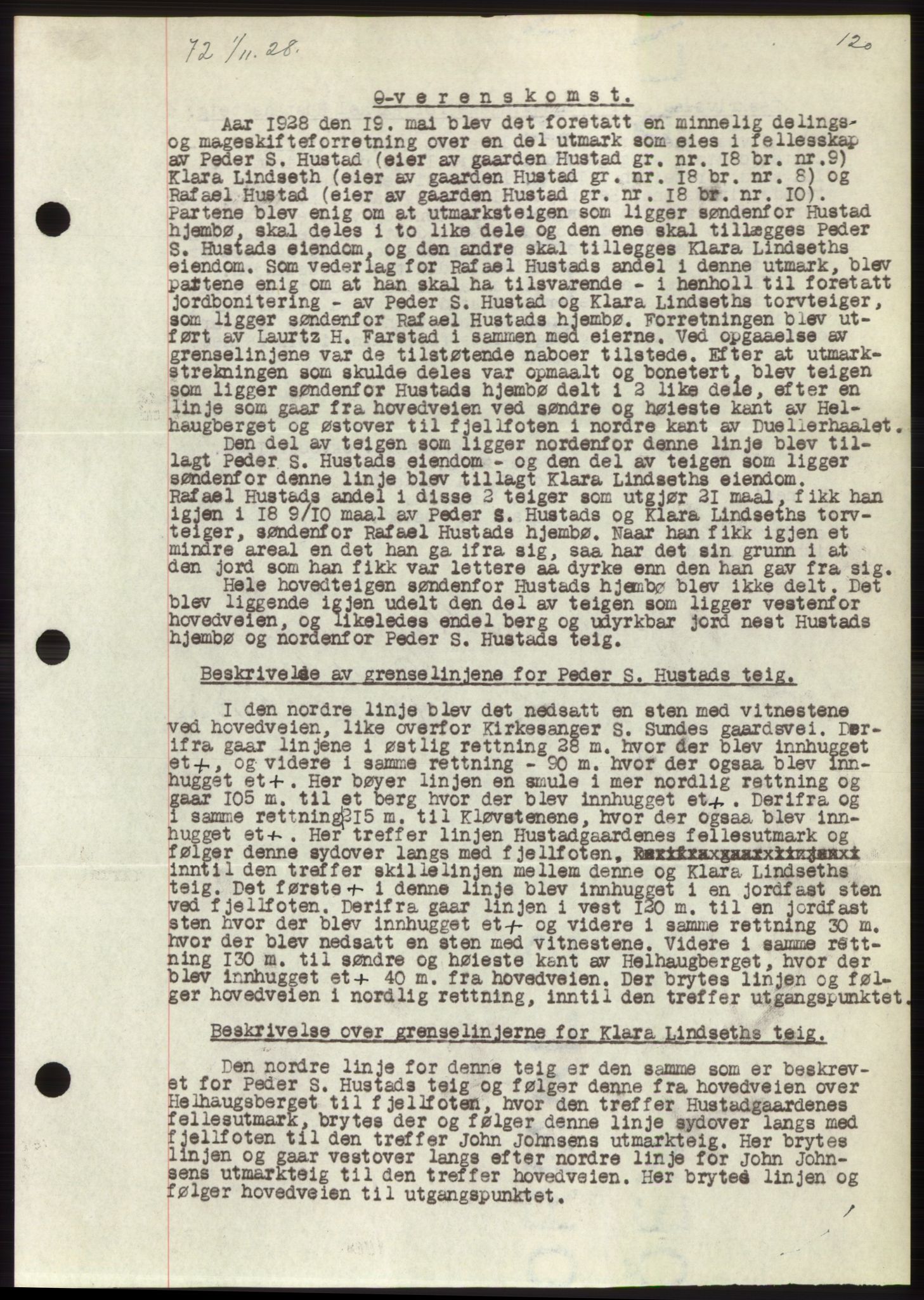 Romsdal sorenskriveri, AV/SAT-A-4149/1/2/2C/L0055: Mortgage book no. 49, 1928-1929, Deed date: 01.11.1928