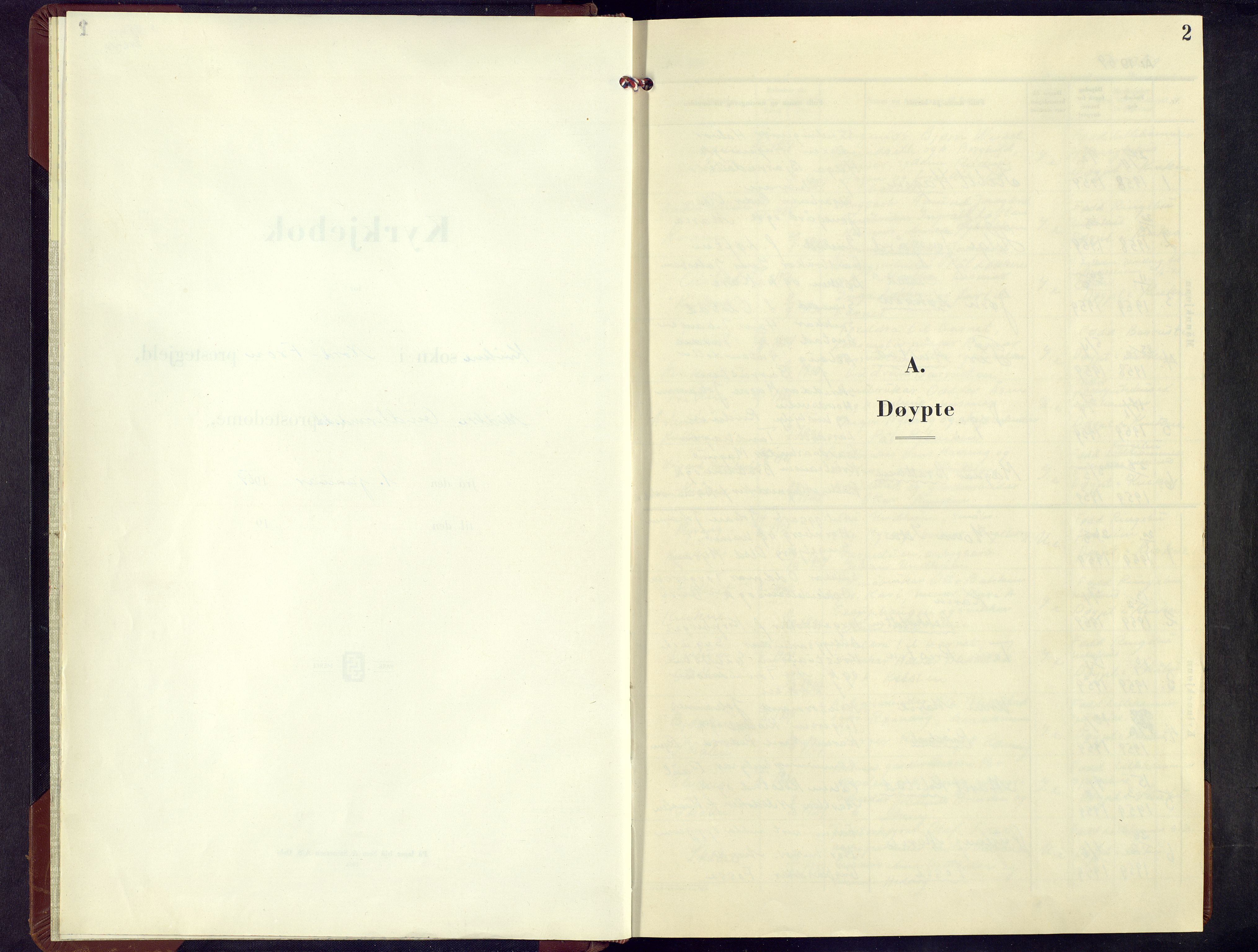 Nord-Fron prestekontor, SAH/PREST-080/H/Ha/Hab/L0012: Parish register (copy) no. 12, 1959-1974, p. 2
