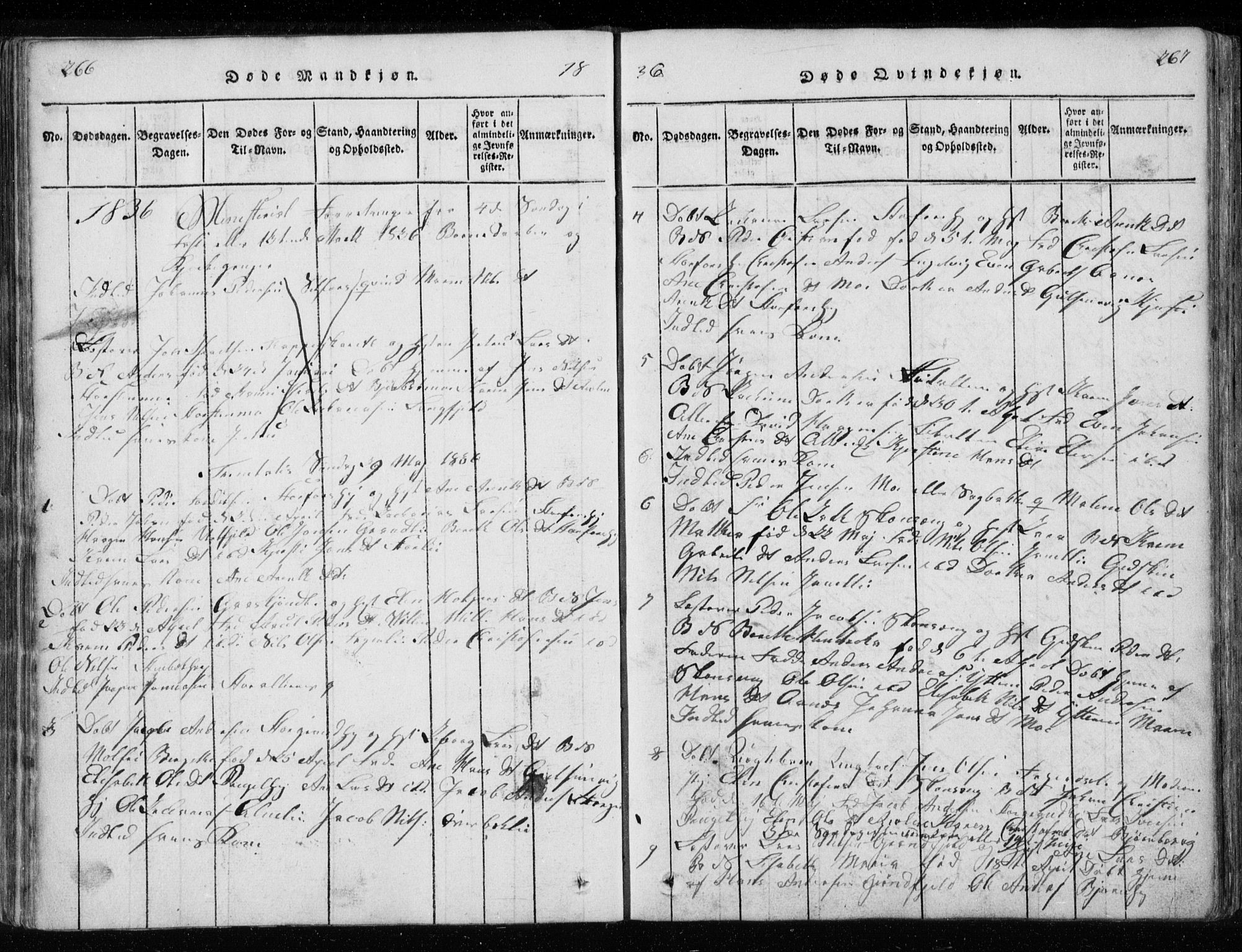 Ministerialprotokoller, klokkerbøker og fødselsregistre - Nordland, AV/SAT-A-1459/827/L0412: Parish register (copy) no. 827C01, 1820-1841, p. 266-267