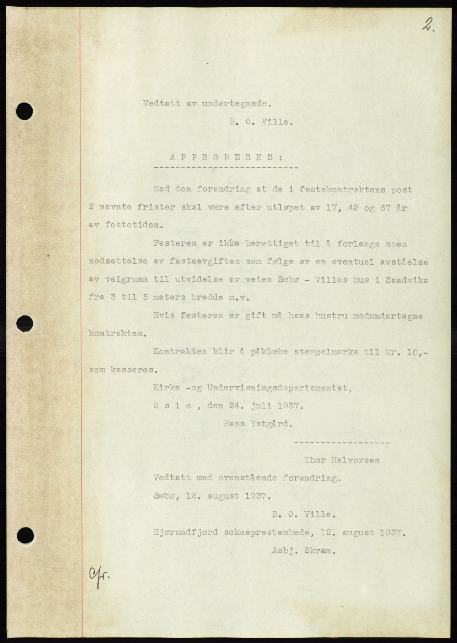 Søre Sunnmøre sorenskriveri, AV/SAT-A-4122/1/2/2C/L0064: Mortgage book no. 58, 1937-1938, Diary no: : 1291/1937