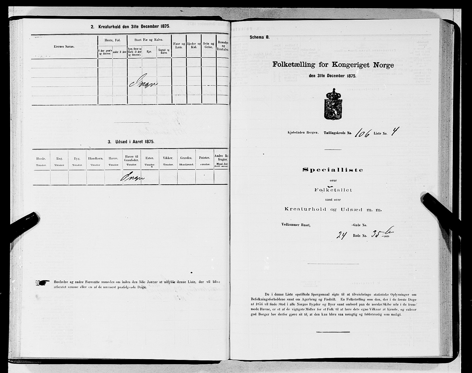 SAB, 1875 census for 1301 Bergen, 1875, p. 5759