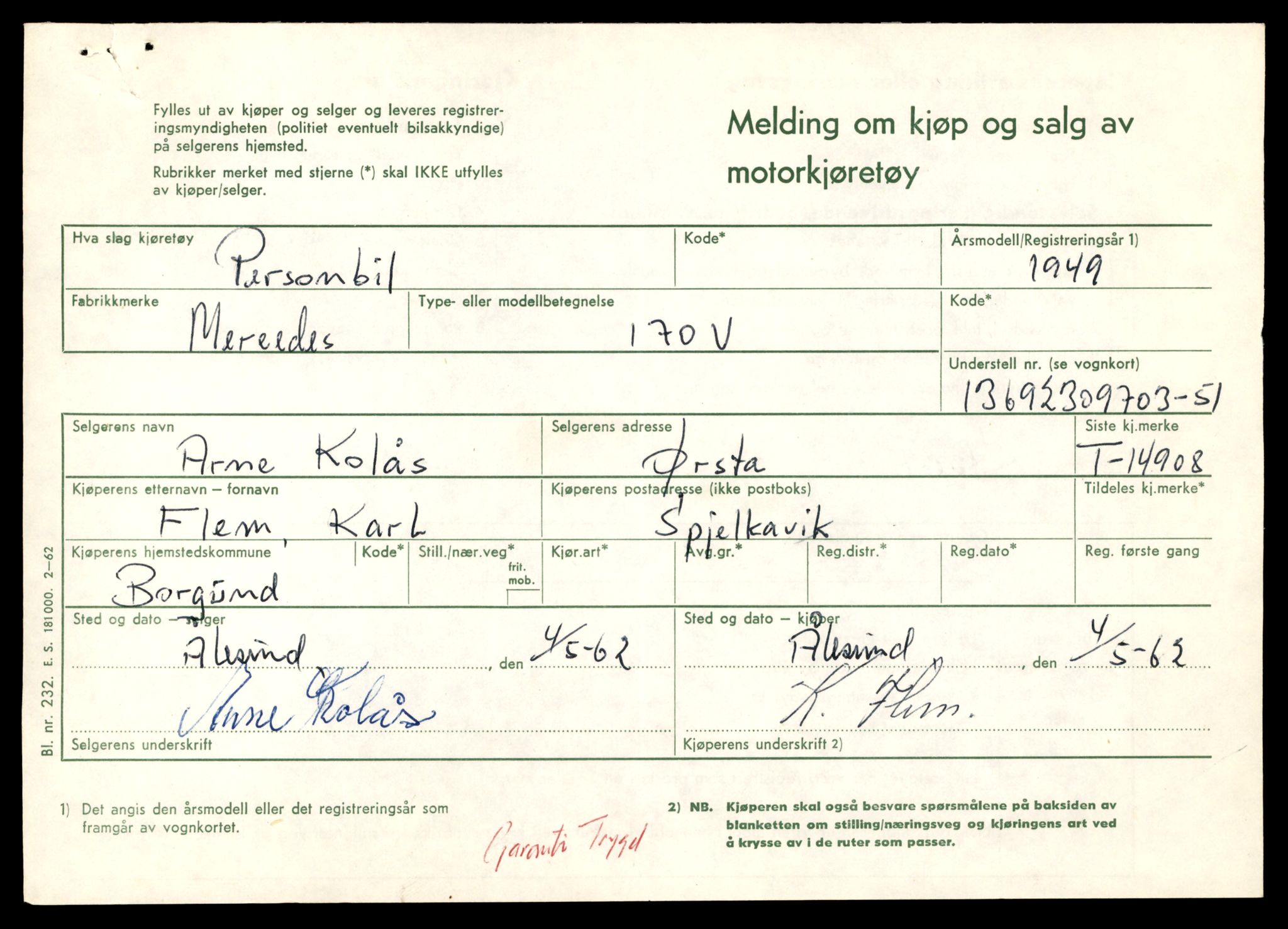 Møre og Romsdal vegkontor - Ålesund trafikkstasjon, AV/SAT-A-4099/F/Fe/L0049: Registreringskort for kjøretøy T 14864 - T 18613, 1927-1998, p. 1047