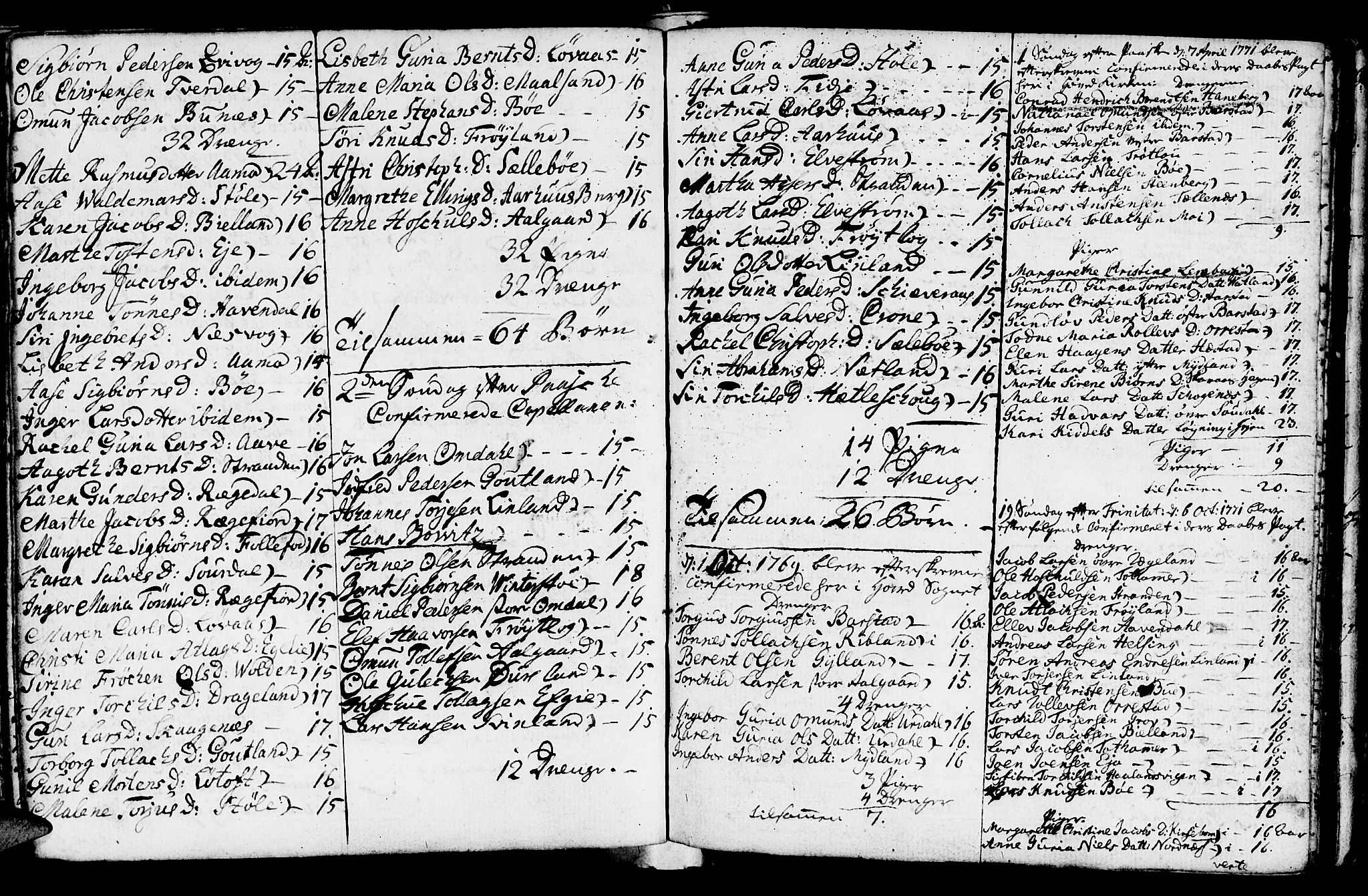 Sokndal sokneprestkontor, SAST/A-101808: Parish register (official) no. A 4, 1762-1811