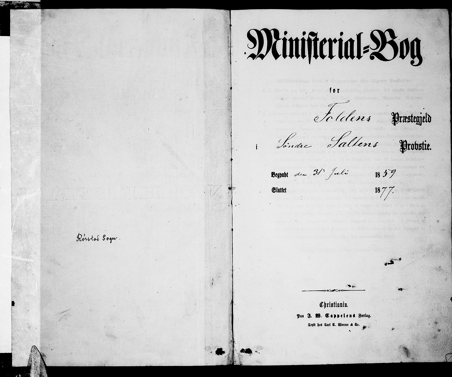 Ministerialprotokoller, klokkerbøker og fødselsregistre - Nordland, AV/SAT-A-1459/853/L0775: Parish register (copy) no. 853C03, 1859-1877