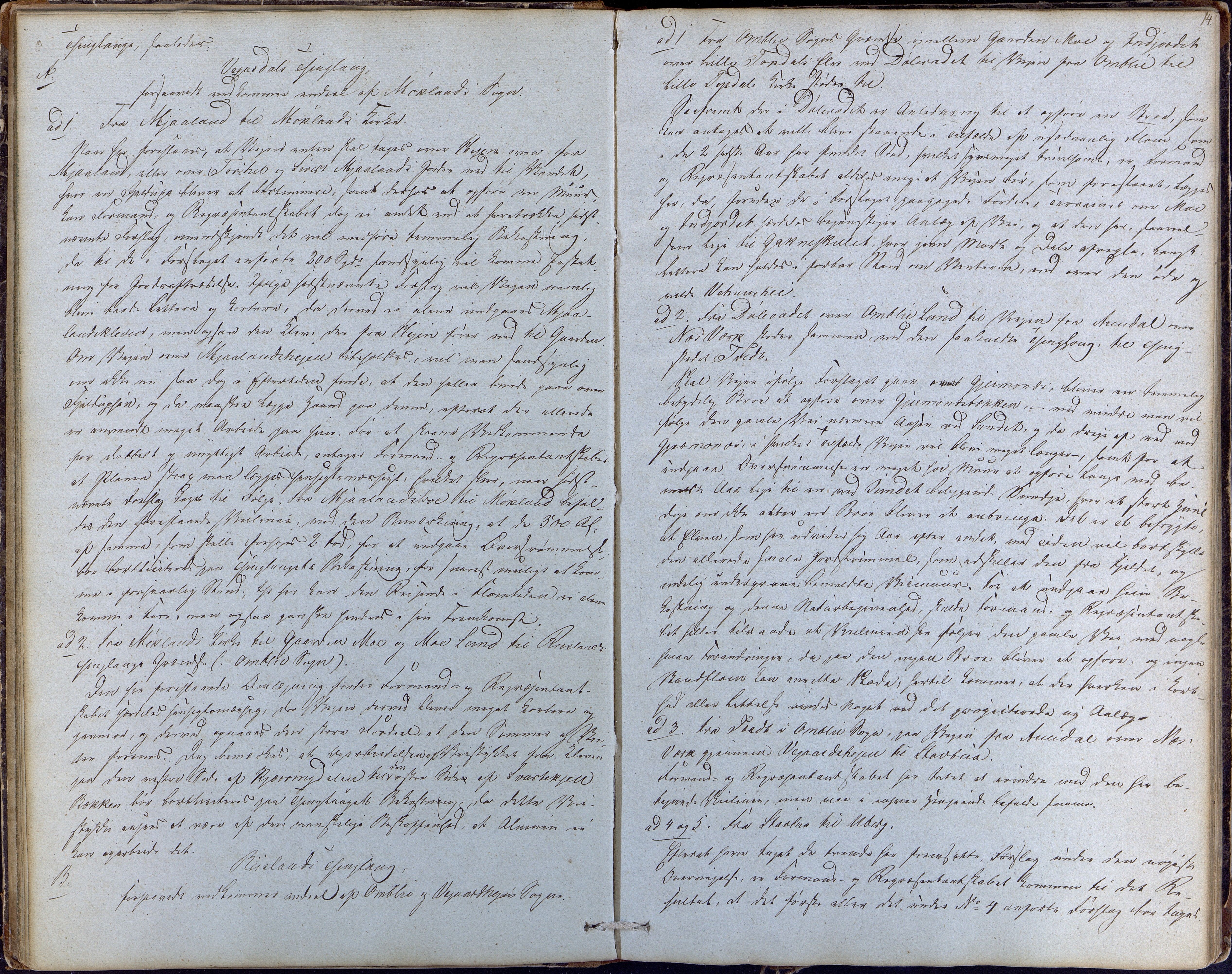 Åmli kommune før 1985, AAKS/KA0929-PK/01/01a/L0001: Møtebok, 1837-1854, p. 14