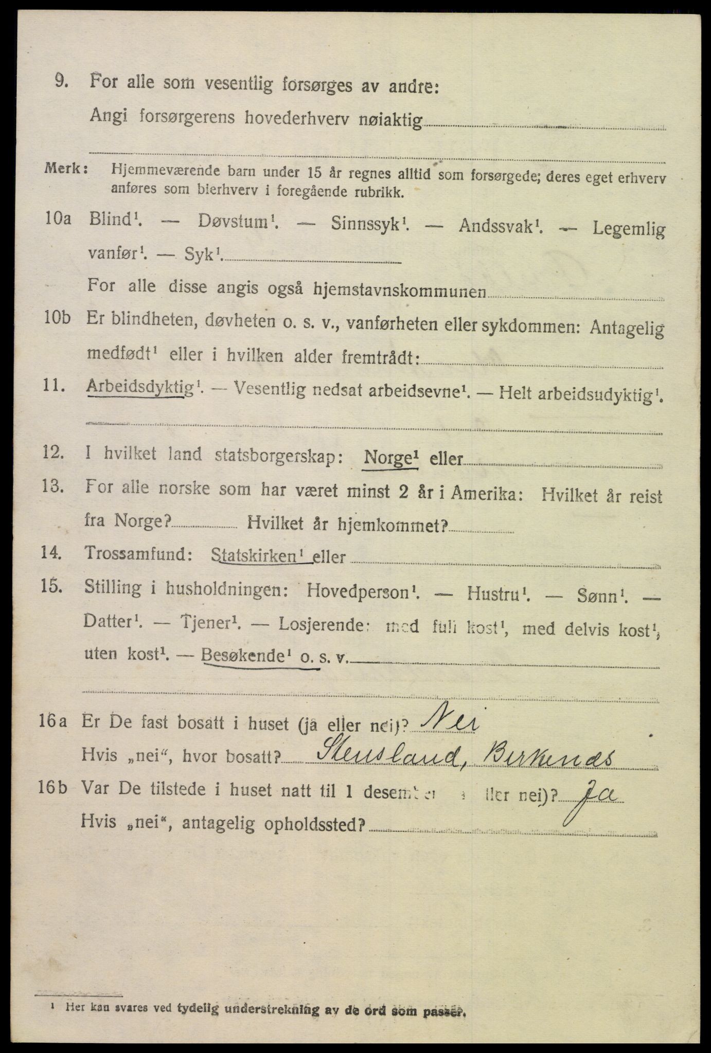 SAK, 1920 census for Øvrebø, 1920, p. 967