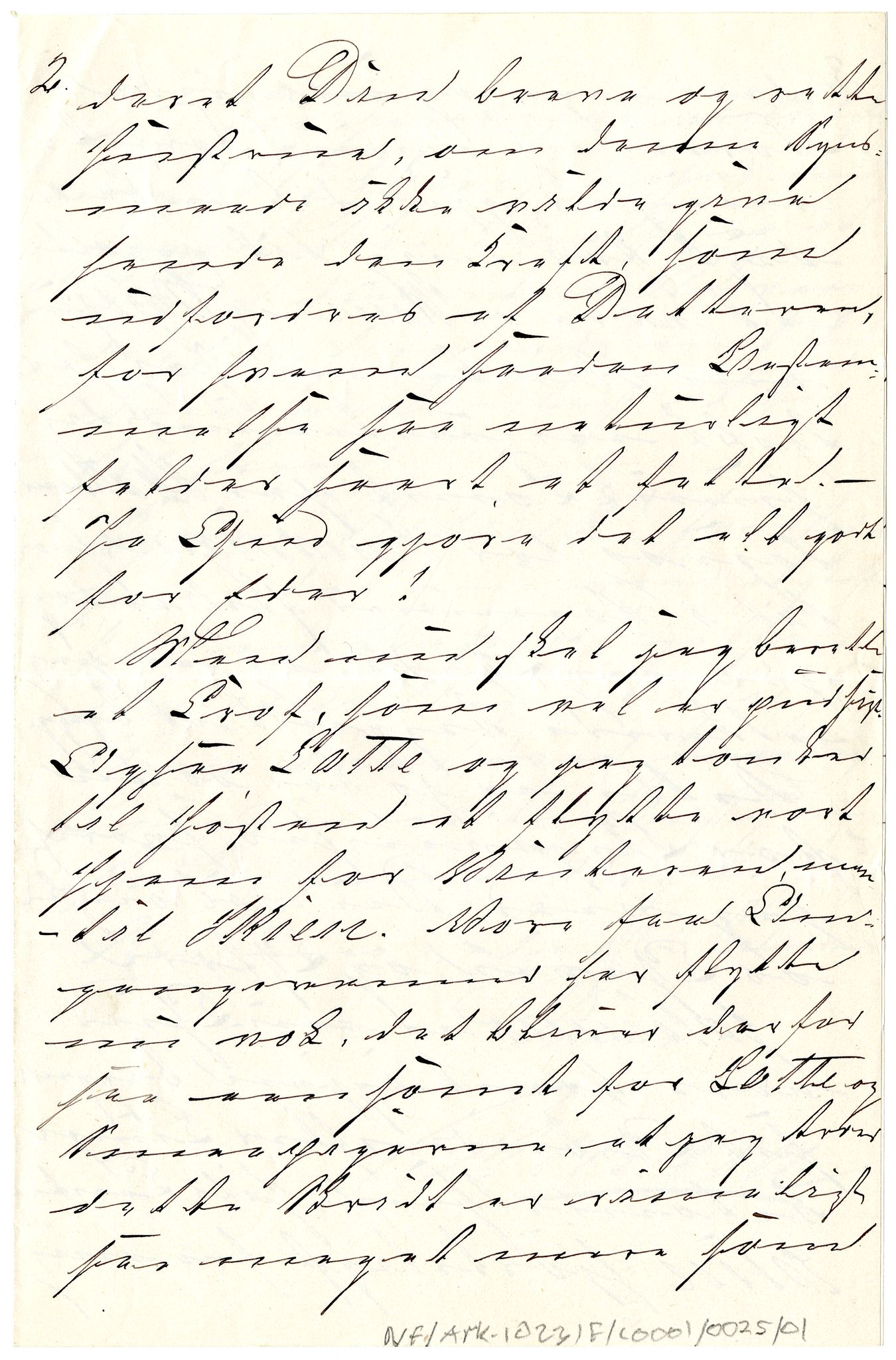 Diderik Maria Aalls brevsamling, NF/Ark-1023/F/L0001: D.M. Aalls brevsamling. A - B, 1738-1889, p. 274