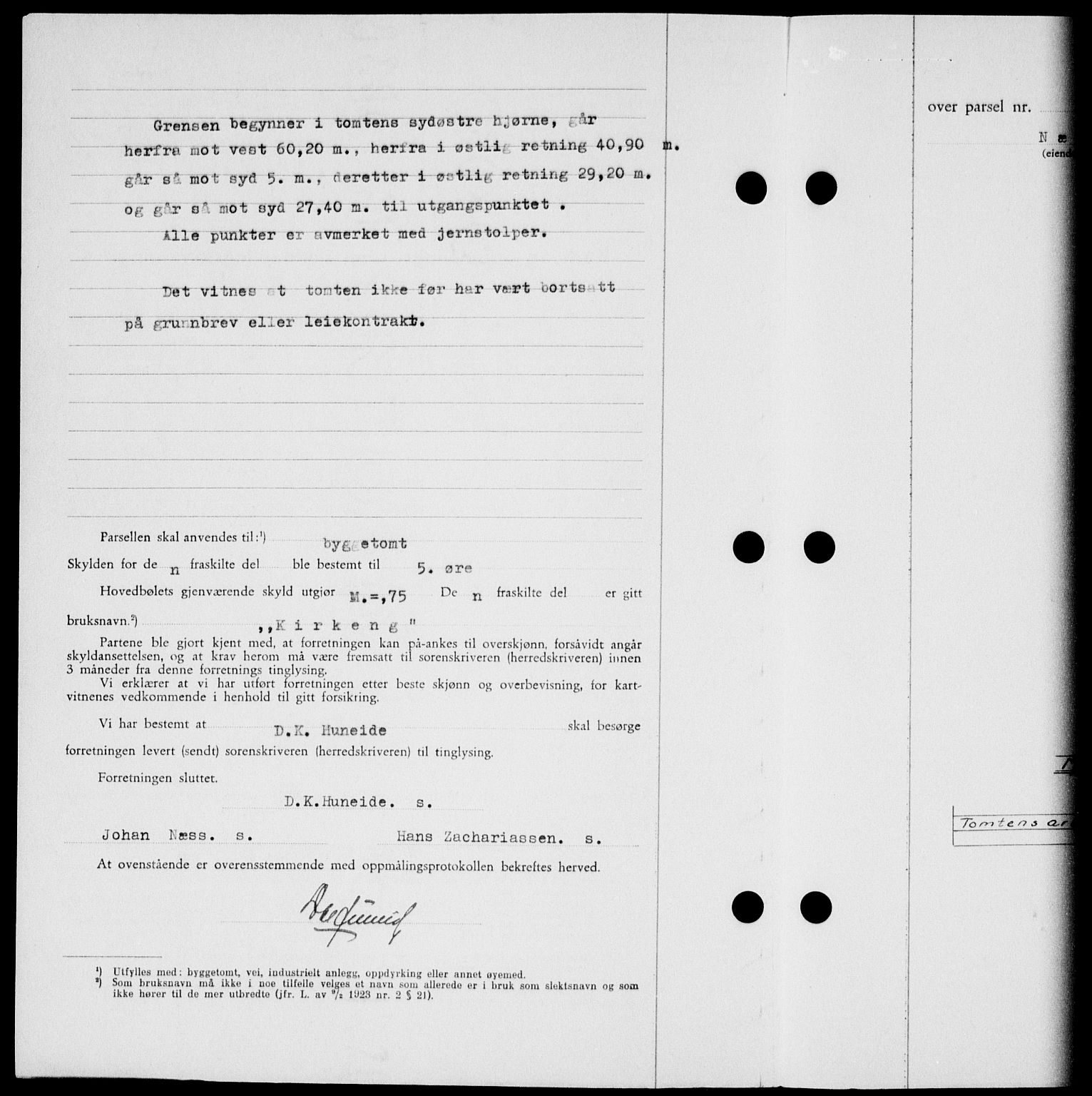 Onsøy sorenskriveri, SAO/A-10474/G/Ga/Gab/L0014: Mortgage book no. II A-14, 1944-1945, Diary no: : 1143/1945