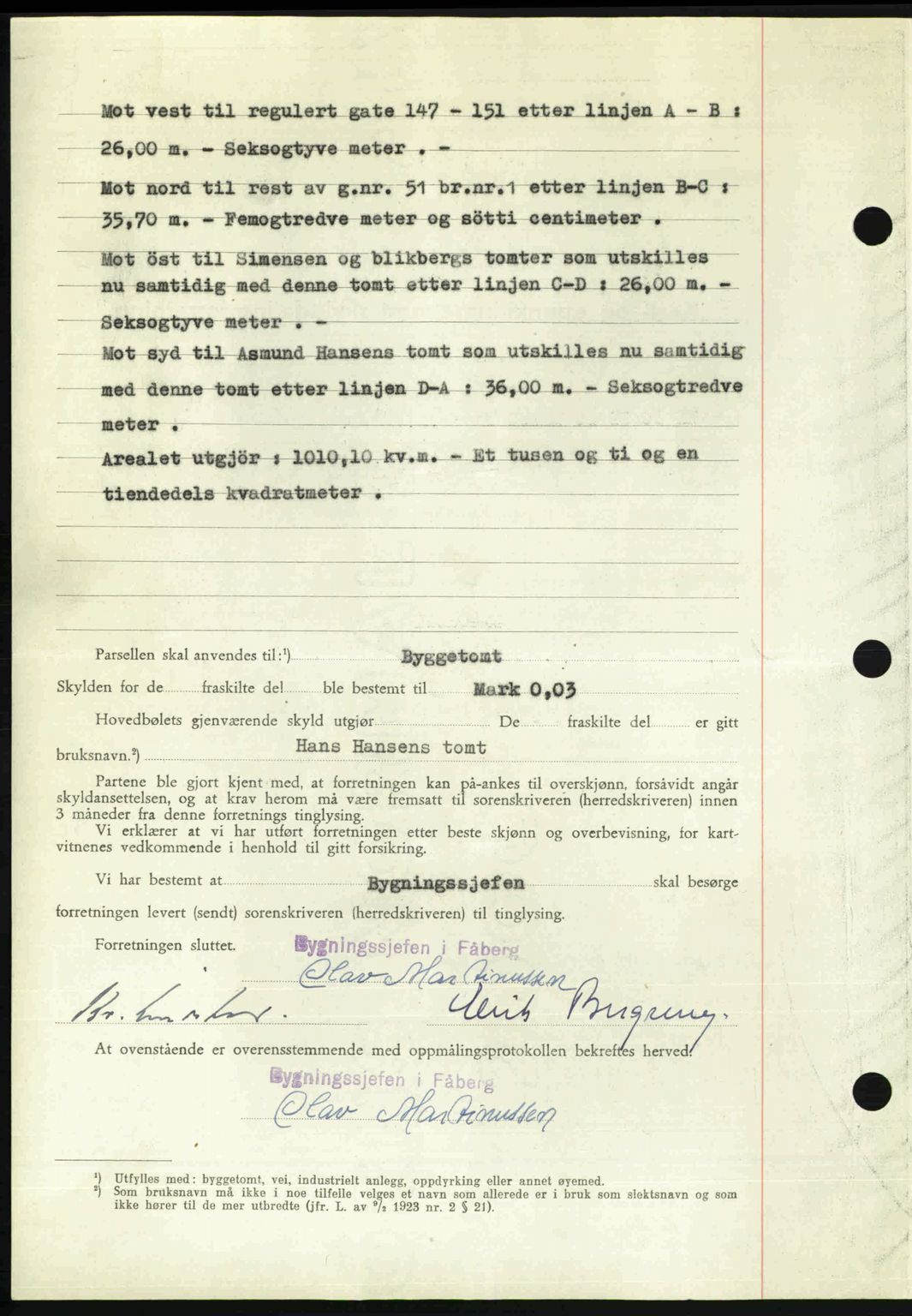 Sør-Gudbrandsdal tingrett, SAH/TING-004/H/Hb/Hbd/L0022: Mortgage book no. A22, 1948-1948, Diary no: : 1990/1948