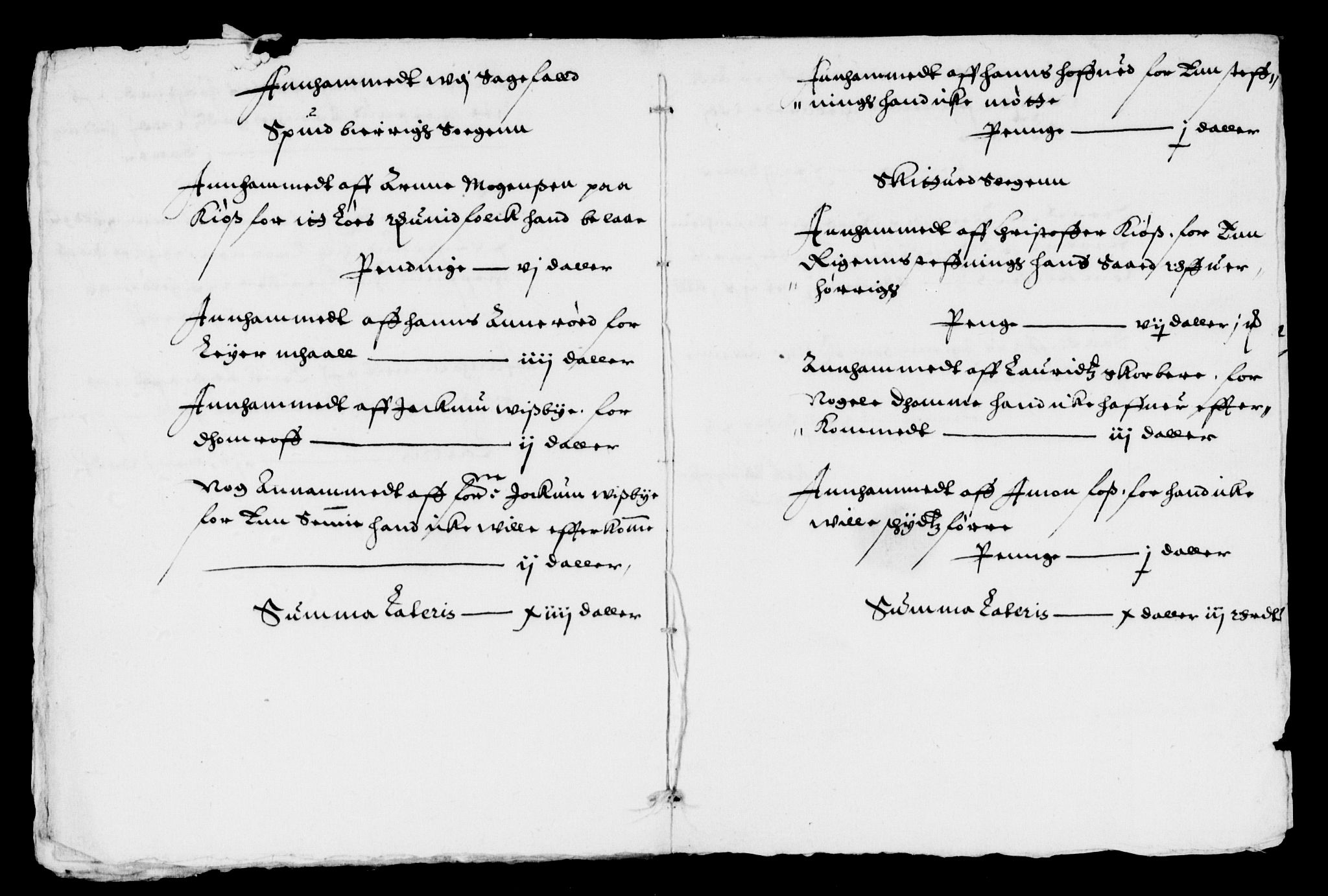 Rentekammeret inntil 1814, Reviderte regnskaper, Lensregnskaper, AV/RA-EA-5023/R/Rb/Rbc/L0001: Veme len  og Tune, Åbygge og Veme len, 1613-1635