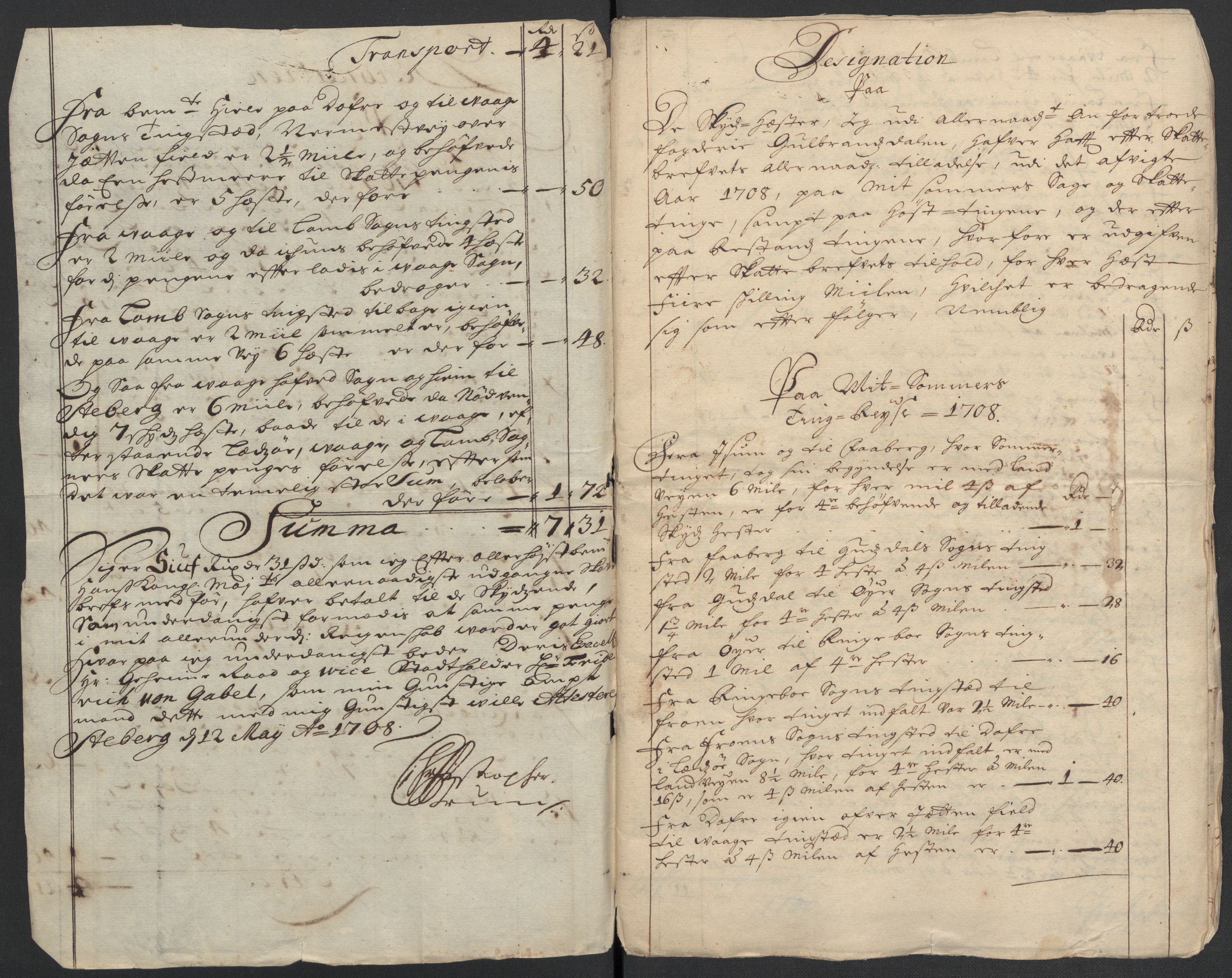 Rentekammeret inntil 1814, Reviderte regnskaper, Fogderegnskap, RA/EA-4092/R17/L1179: Fogderegnskap Gudbrandsdal, 1708-1710, p. 112