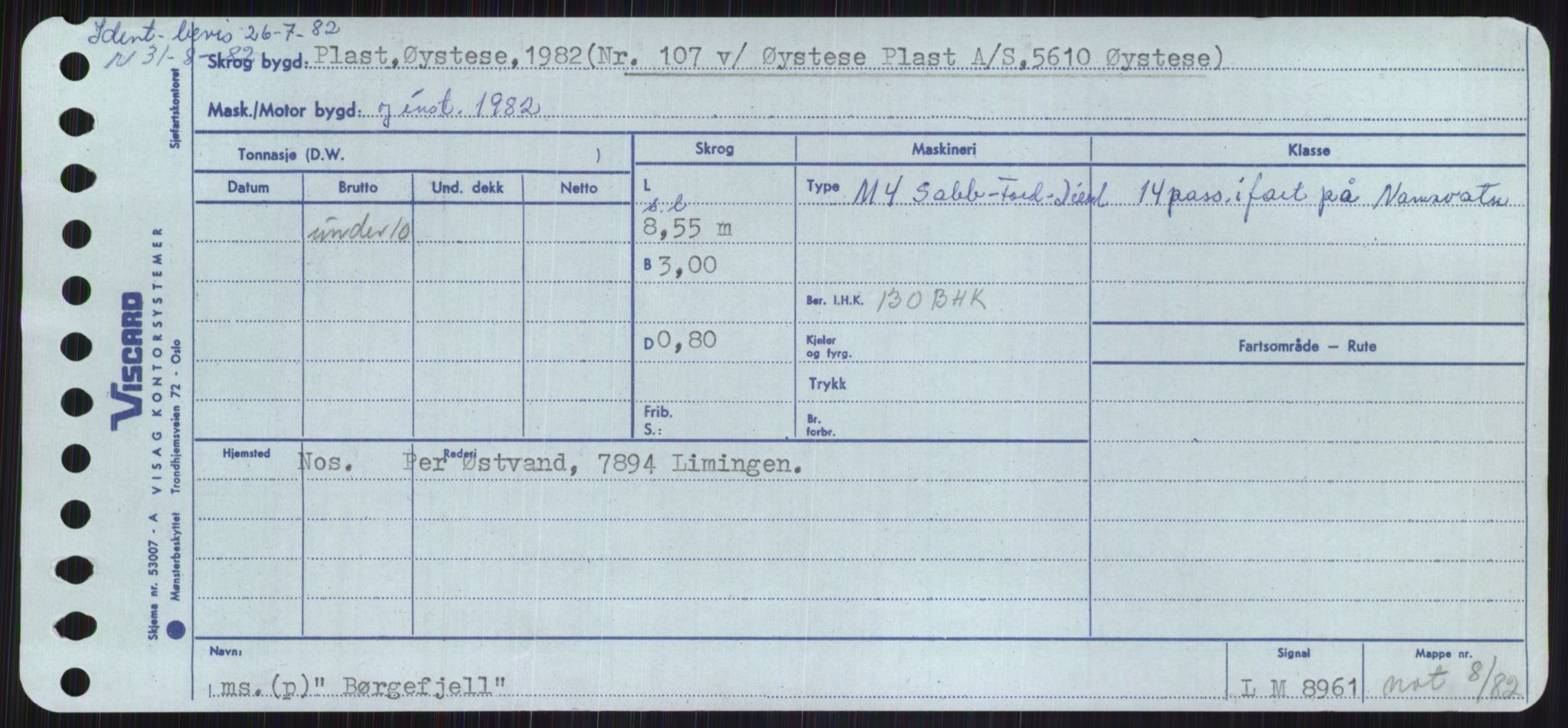 Sjøfartsdirektoratet med forløpere, Skipsmålingen, RA/S-1627/H/Ha/L0001/0002: Fartøy, A-Eig / Fartøy Bjør-Eig, p. 485