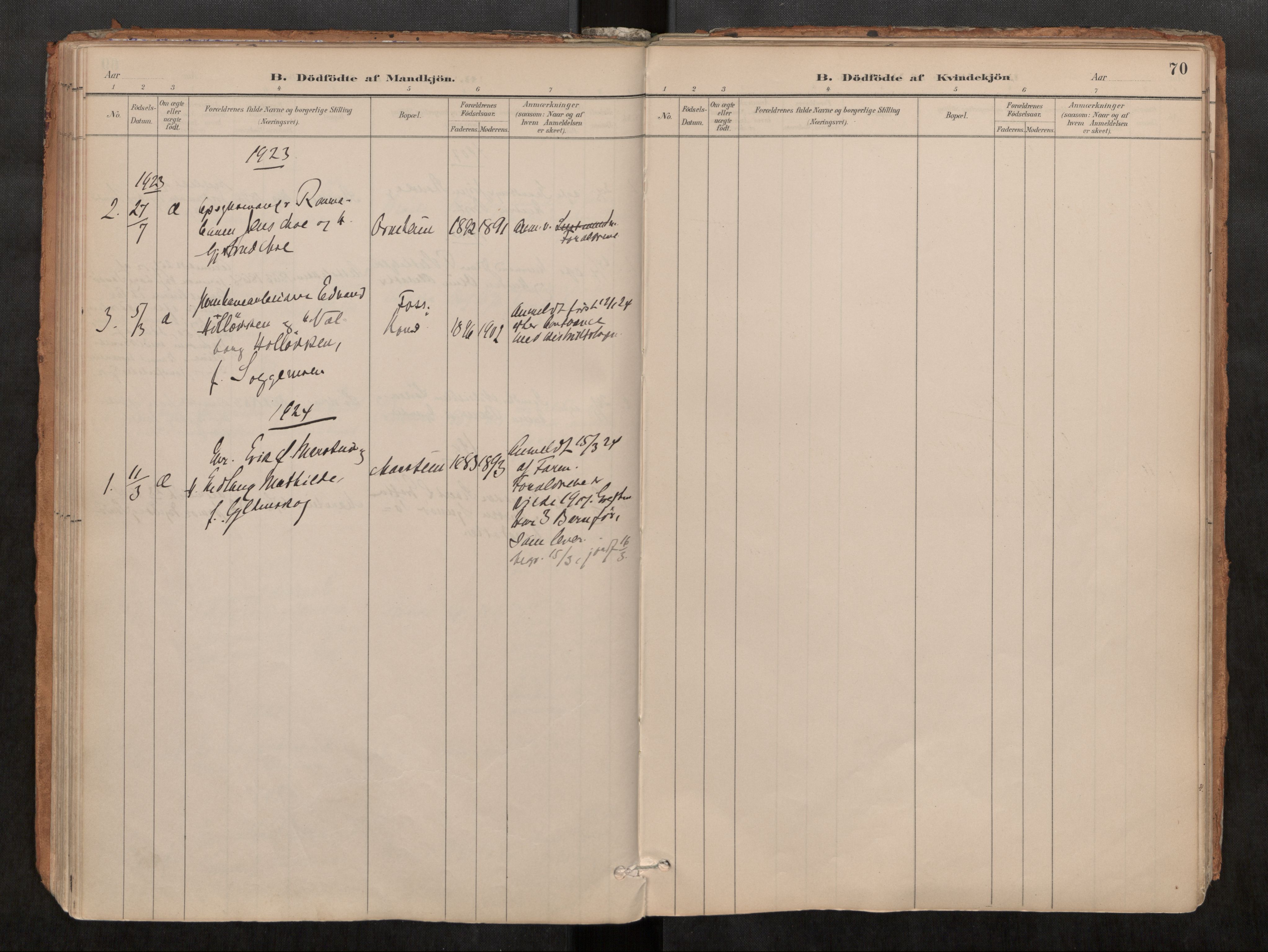 Ministerialprotokoller, klokkerbøker og fødselsregistre - Møre og Romsdal, SAT/A-1454/546/L0599: Parish register (official) no. 546A03, 1882-1920, p. 70