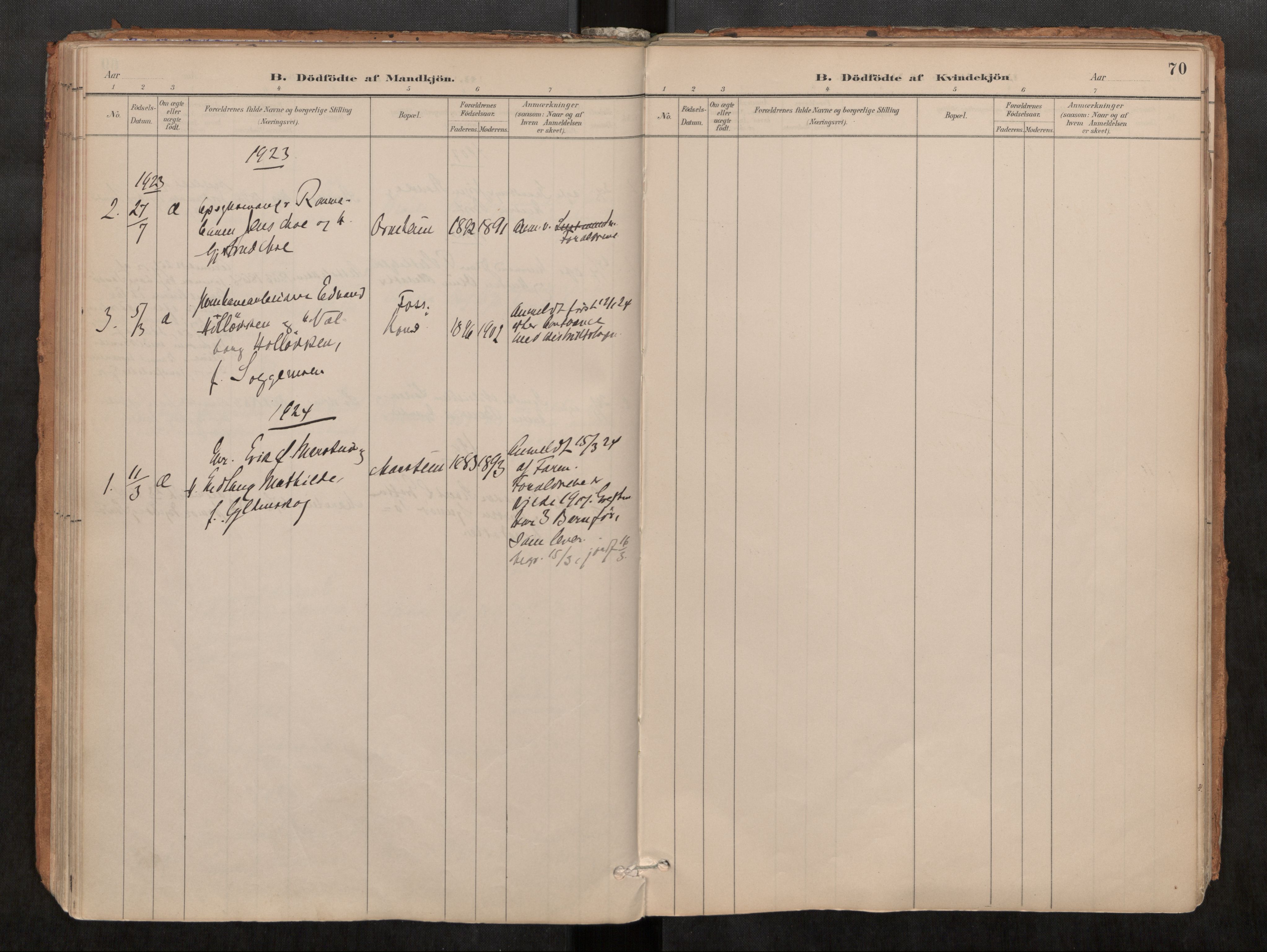 Ministerialprotokoller, klokkerbøker og fødselsregistre - Møre og Romsdal, AV/SAT-A-1454/546/L0599: Parish register (official) no. 546A03, 1882-1920, p. 70