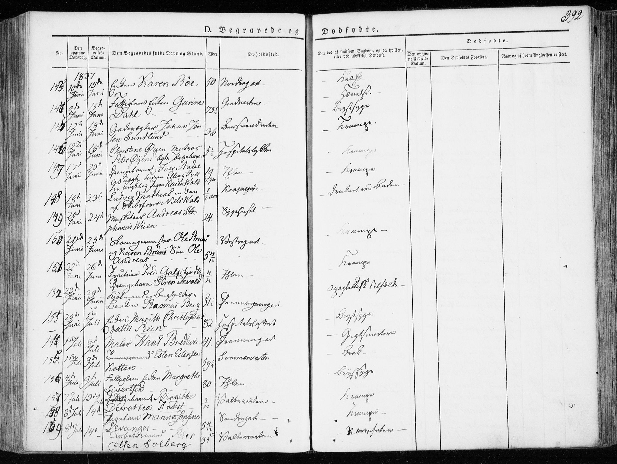 Ministerialprotokoller, klokkerbøker og fødselsregistre - Sør-Trøndelag, AV/SAT-A-1456/601/L0047: Parish register (official) no. 601A15, 1831-1839, p. 392