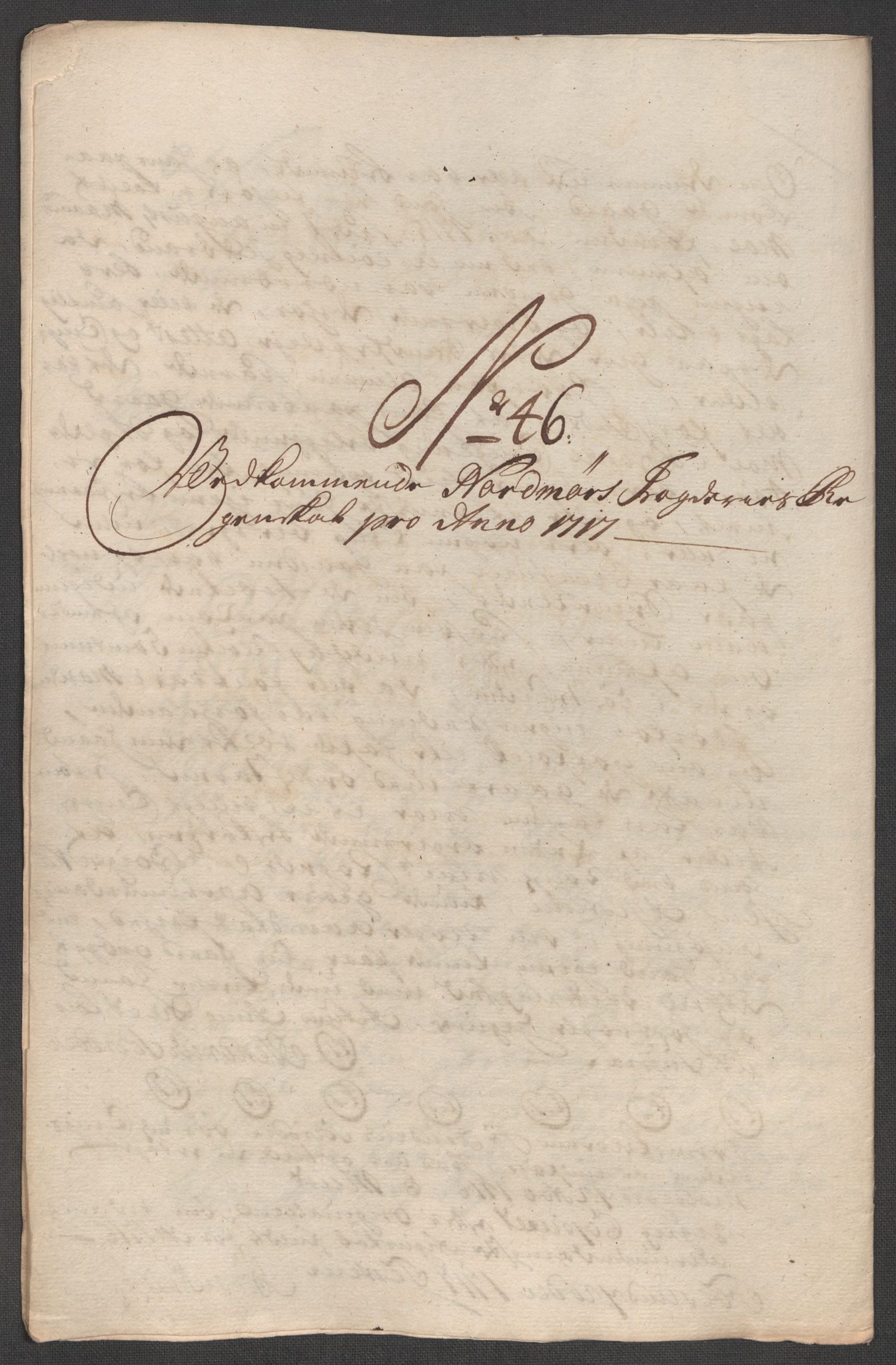 Rentekammeret inntil 1814, Reviderte regnskaper, Fogderegnskap, AV/RA-EA-4092/R56/L3750: Fogderegnskap Nordmøre, 1717, p. 269